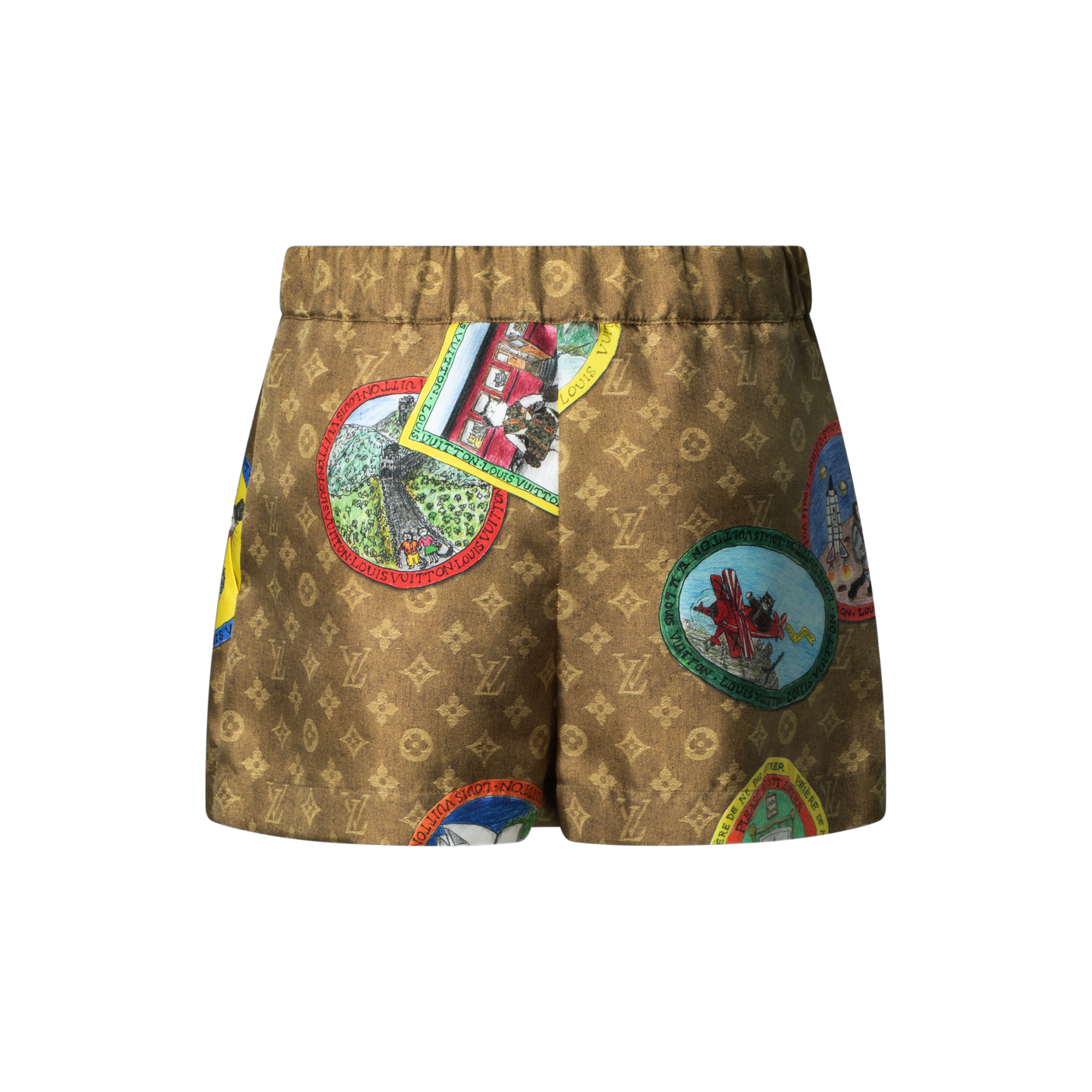 Shorts con motivo Monogram Cat Stamp  Donna Abbigliamento Gonne e Shorts | LOUIS VUITTON (Zoom prodotto)