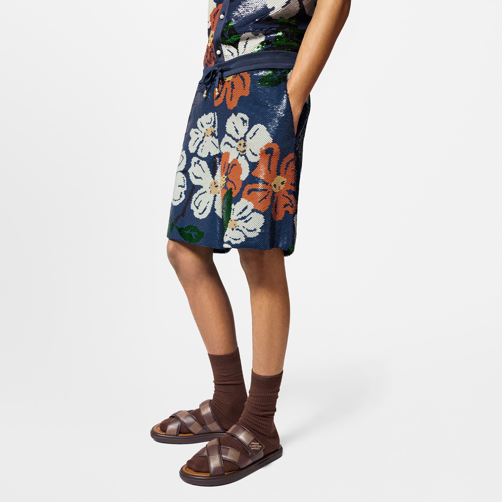 Shorts con paillettes ricamate  Uomo Abbigliamento Tutti i Capi di Abbigliamento | LOUIS VUITTON (Zoom prodotto)