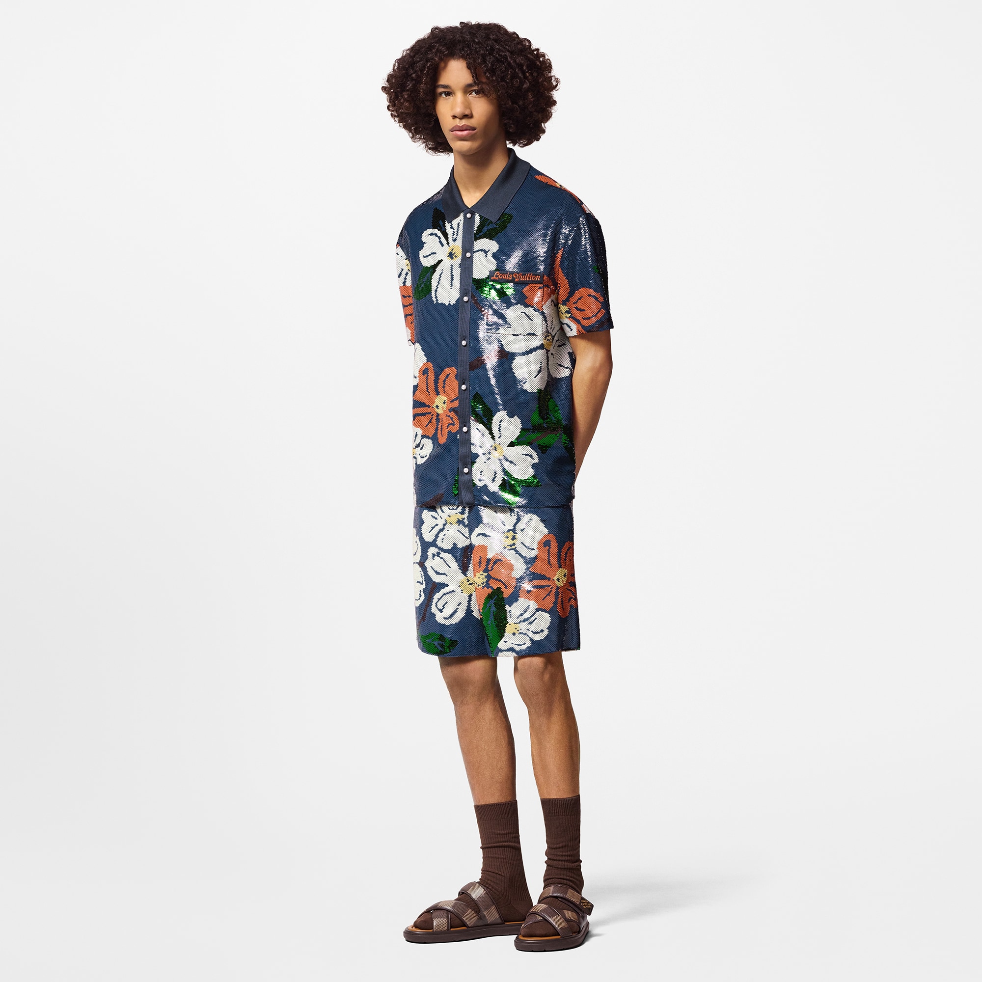 Shorts con paillettes ricamate  Uomo Abbigliamento Tutti i Capi di Abbigliamento | LOUIS VUITTON (Zoom prodotto)