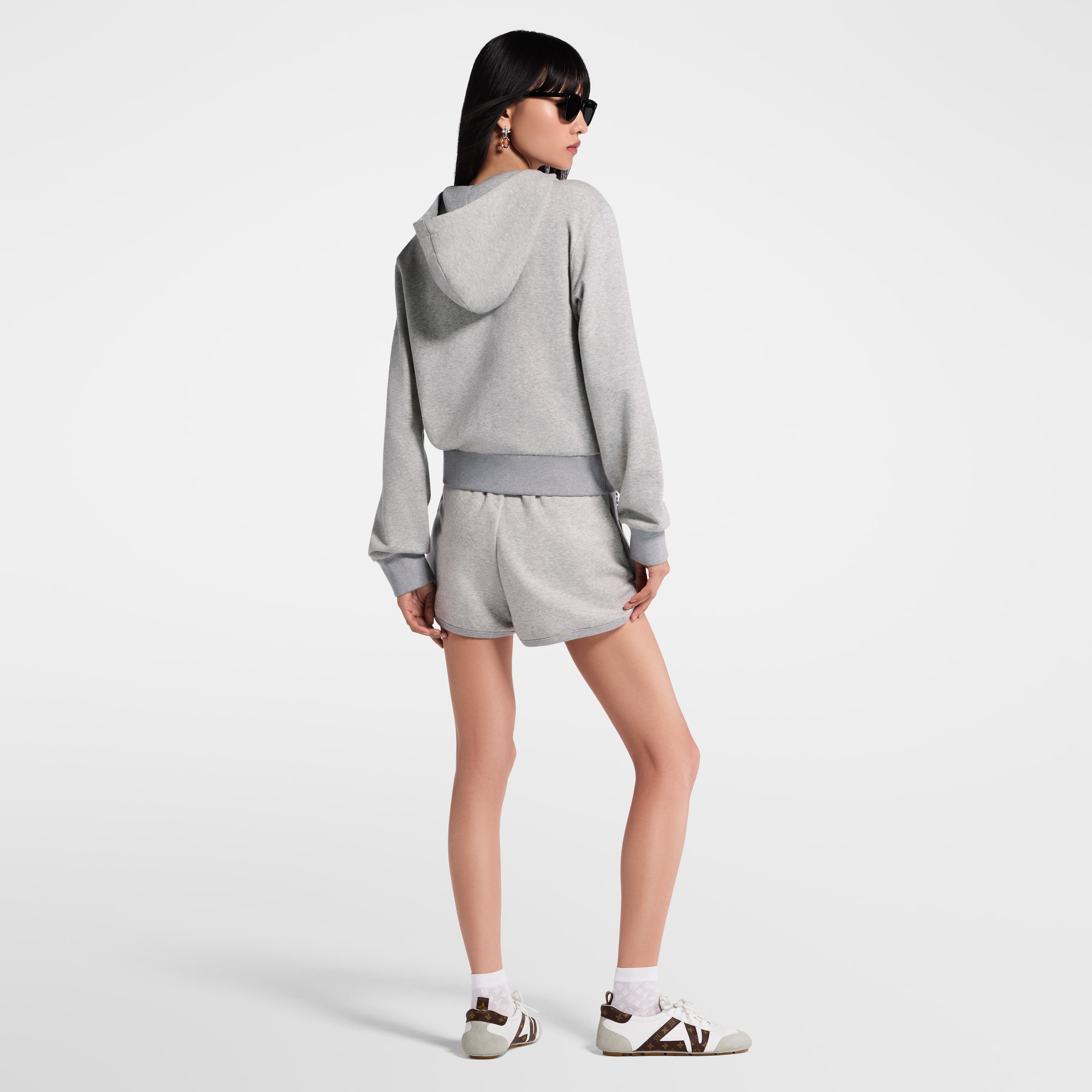 Shorts da jogging con dettagli in pelle  Donna Abbigliamento Gonne e Shorts | LOUIS VUITTON (Zoom prodotto)