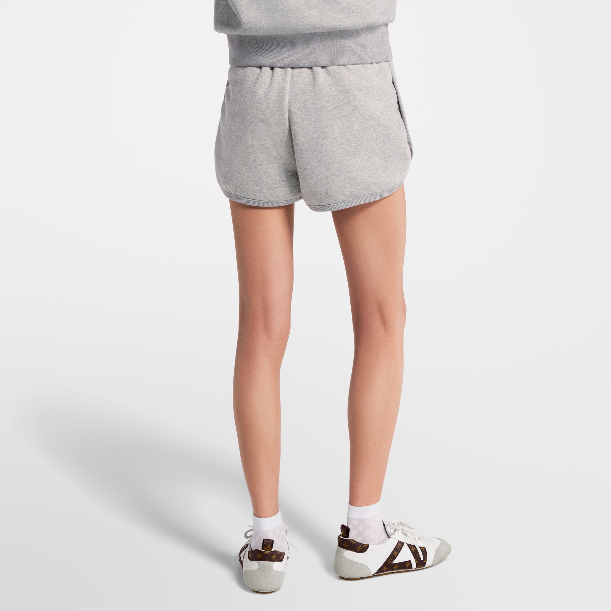Shorts da jogging con dettagli in pelle  Donna Abbigliamento Gonne e Shorts | LOUIS VUITTON (Zoom prodotto)