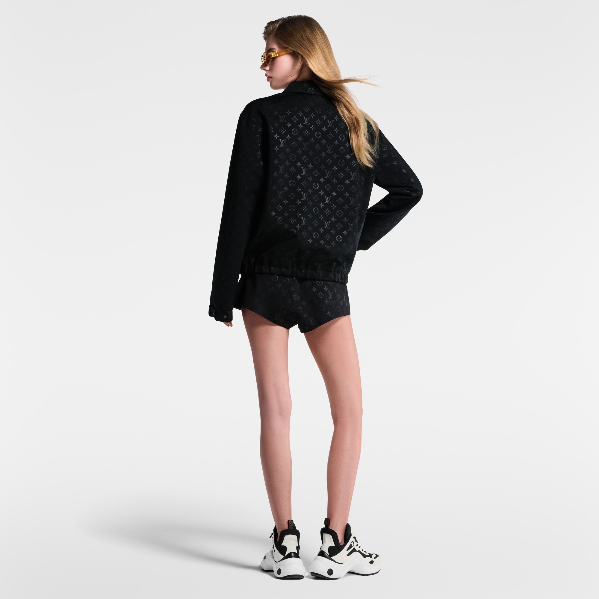 Shorts da jogging con motivo Monogram  Donna Abbigliamento Pantaloni | LOUIS VUITTON (Zoom prodotto)