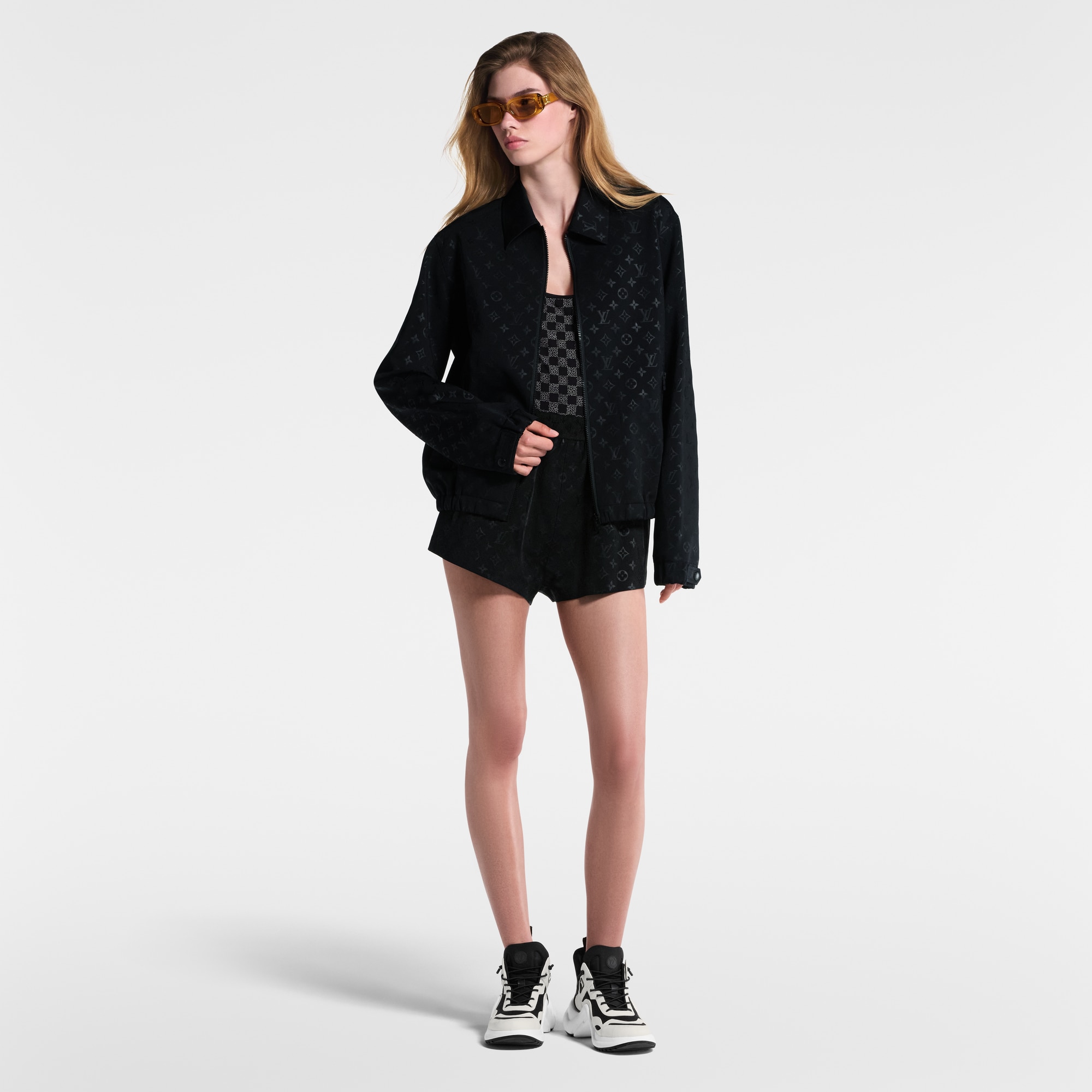 Shorts da jogging con motivo Monogram  Donna Abbigliamento Pantaloni | LOUIS VUITTON (Zoom prodotto)