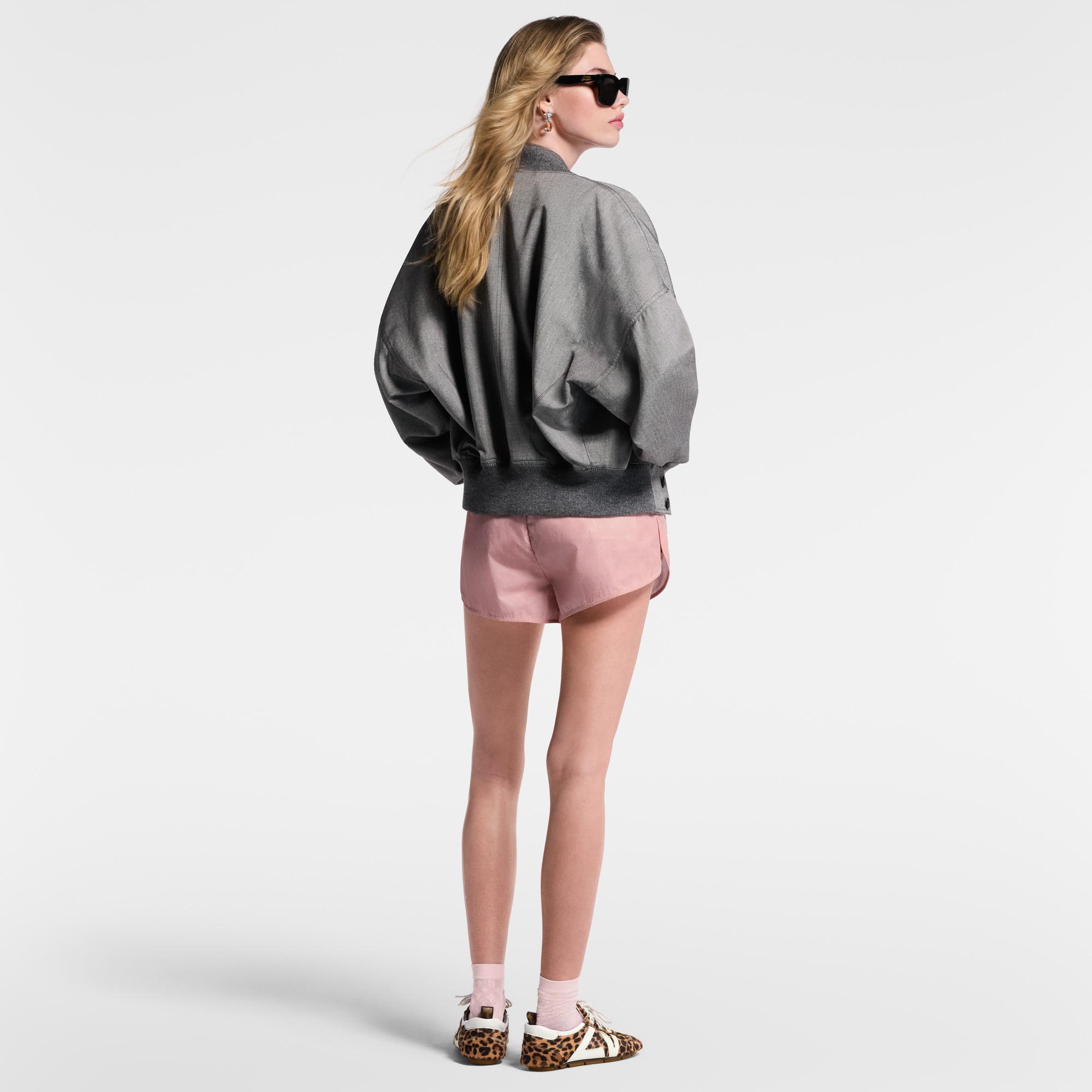 Shorts da jogging con motivo Monogram Mahina  Donna Abbigliamento Pantaloni | LOUIS VUITTON (Zoom prodotto)