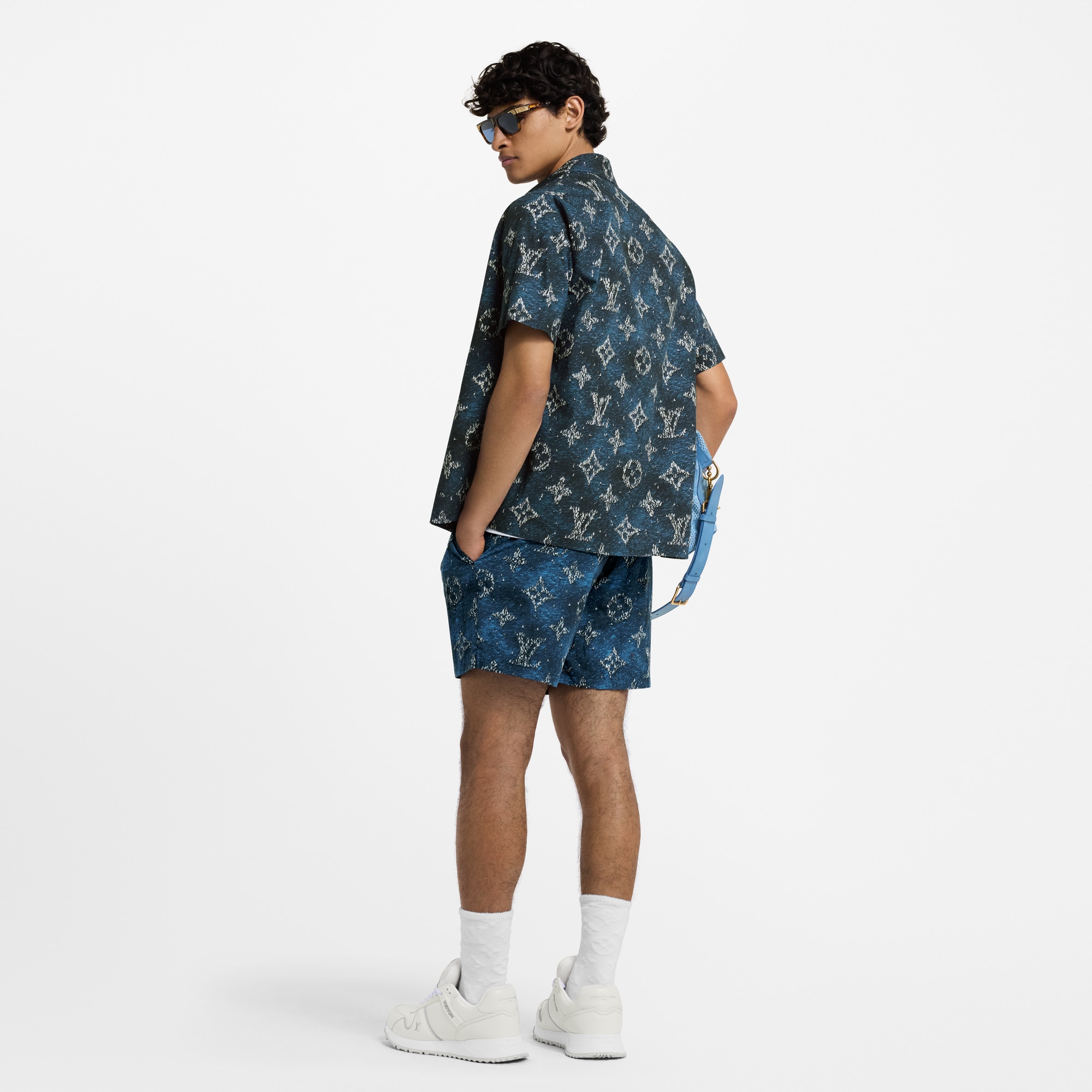 Shorts da mare con motivo Monogram stampato  Uomo Abbigliamento Tutti i Capi di Abbigliamento | LOUIS VUITTON (Zoom prodotto)