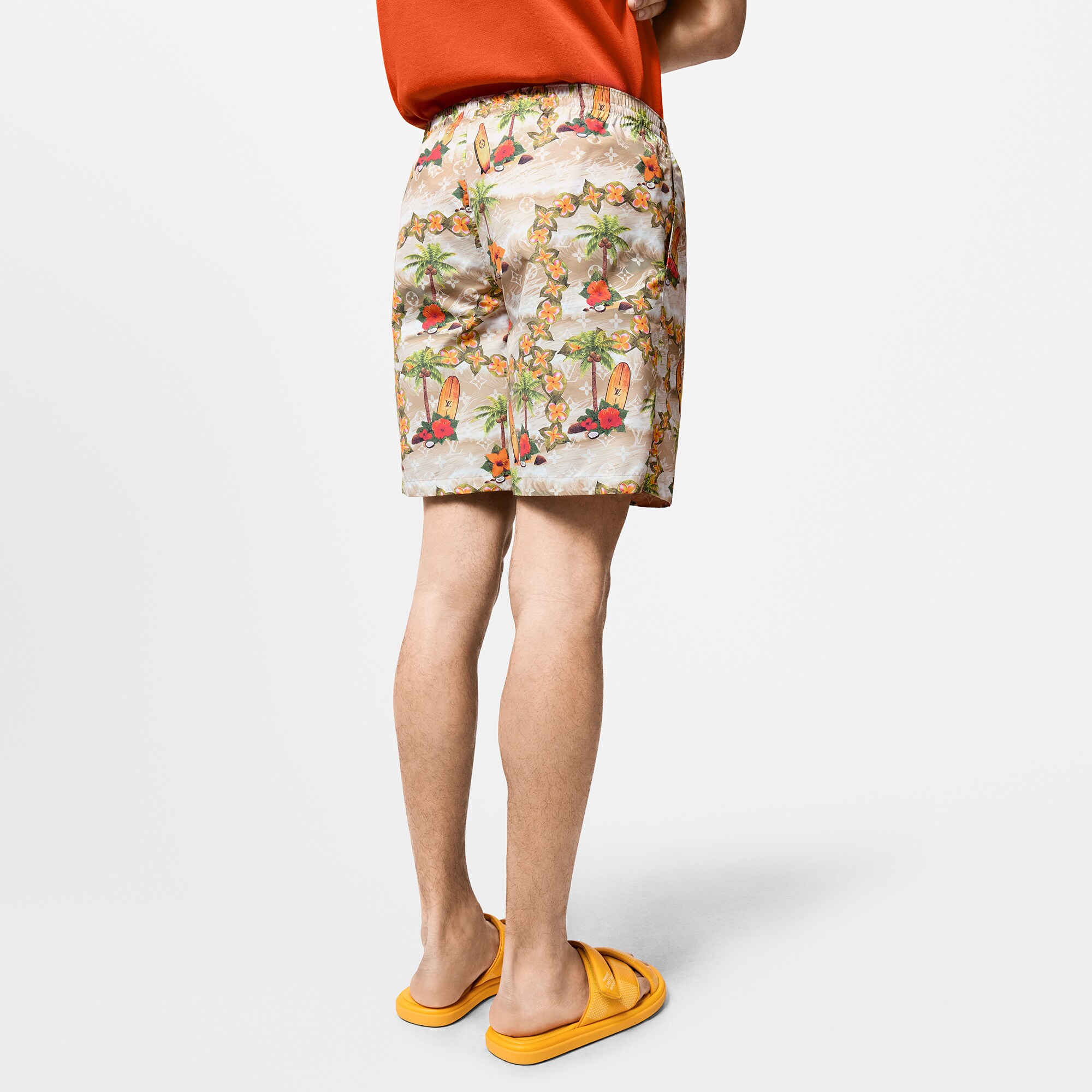 Shorts da mare in nylon con motivo Monogram  Uomo Abbigliamento Costumi | LOUIS VUITTON (Zoom prodotto)
