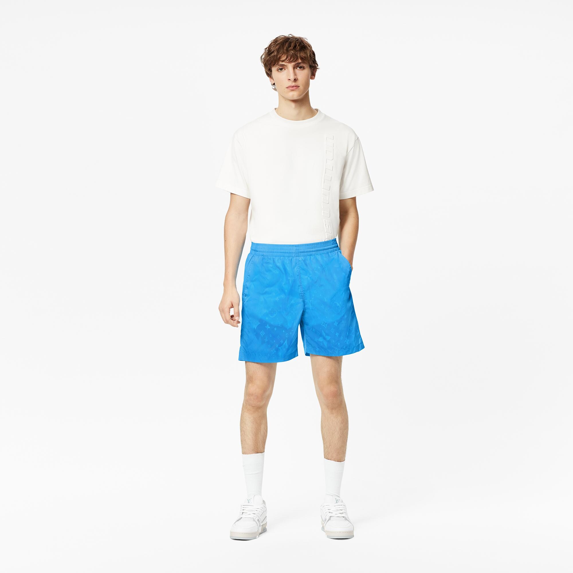 Shorts da surf con motivo Monogram Water - Abbigliamento | LOUIS VUITTON