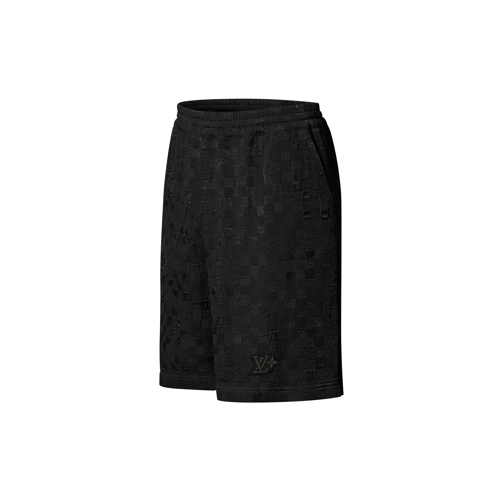 Shorts fluenti in trama jacquard con motivo grafico  Uomo Abbigliamento Pantaloni | LOUIS VUITTON (Zoom prodotto)