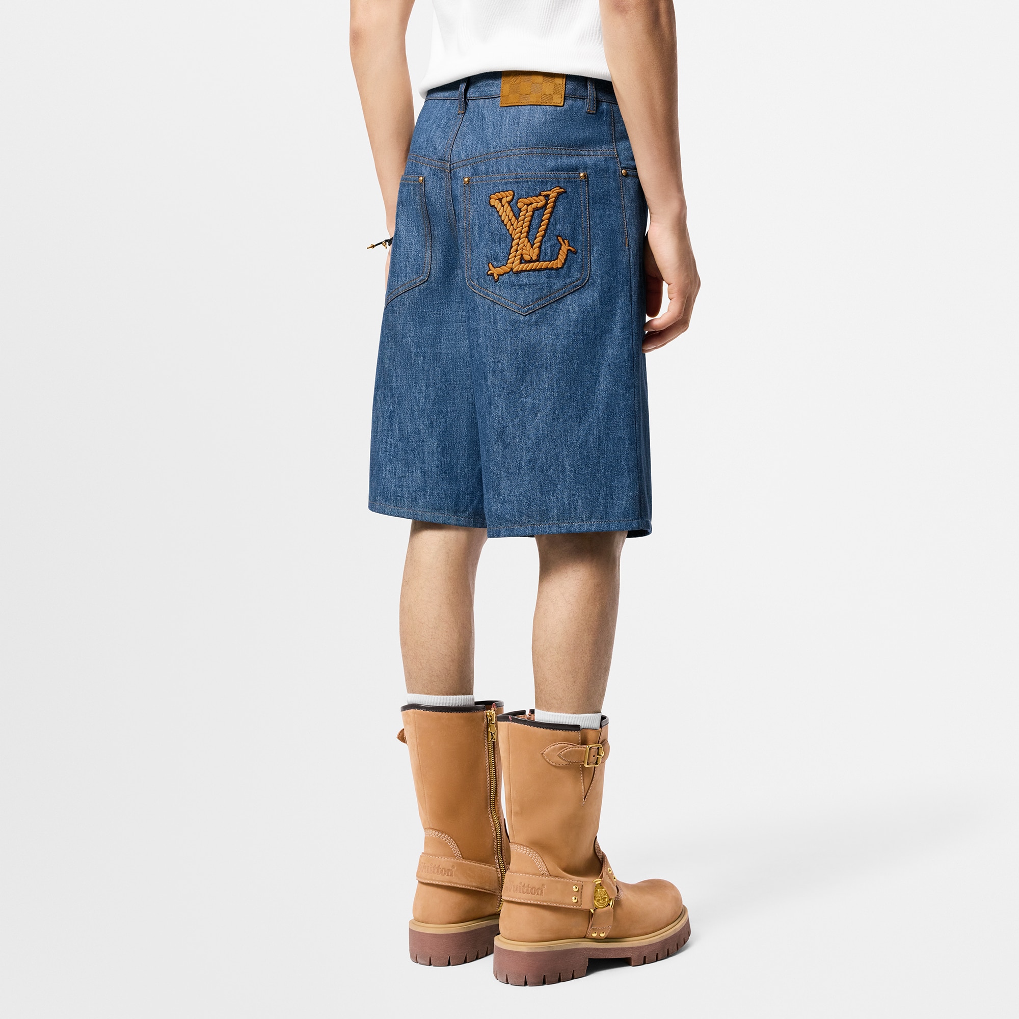 Shorts in chambray di cotone  Uomo Abbigliamento Tutti i Capi di Abbigliamento | LOUIS VUITTON (Zoom prodotto)