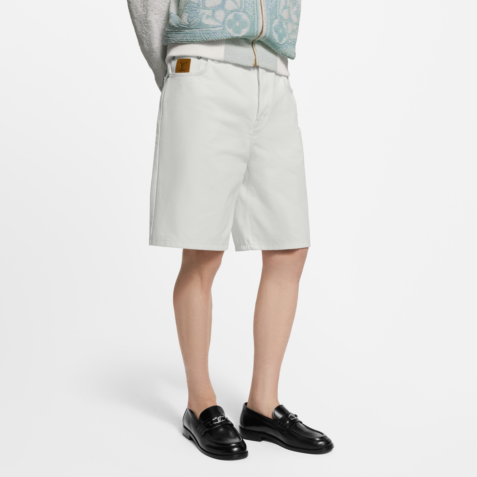 Shorts in denim  Uomo Abbigliamento Collezione Denim | LOUIS VUITTON (Zoom prodotto)