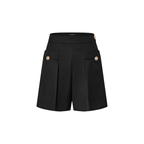 Shorts in gabardine con tasche Donna Abbigliamento Gonne e Shorts | LOUIS VUITTON (Zoom prodotto)