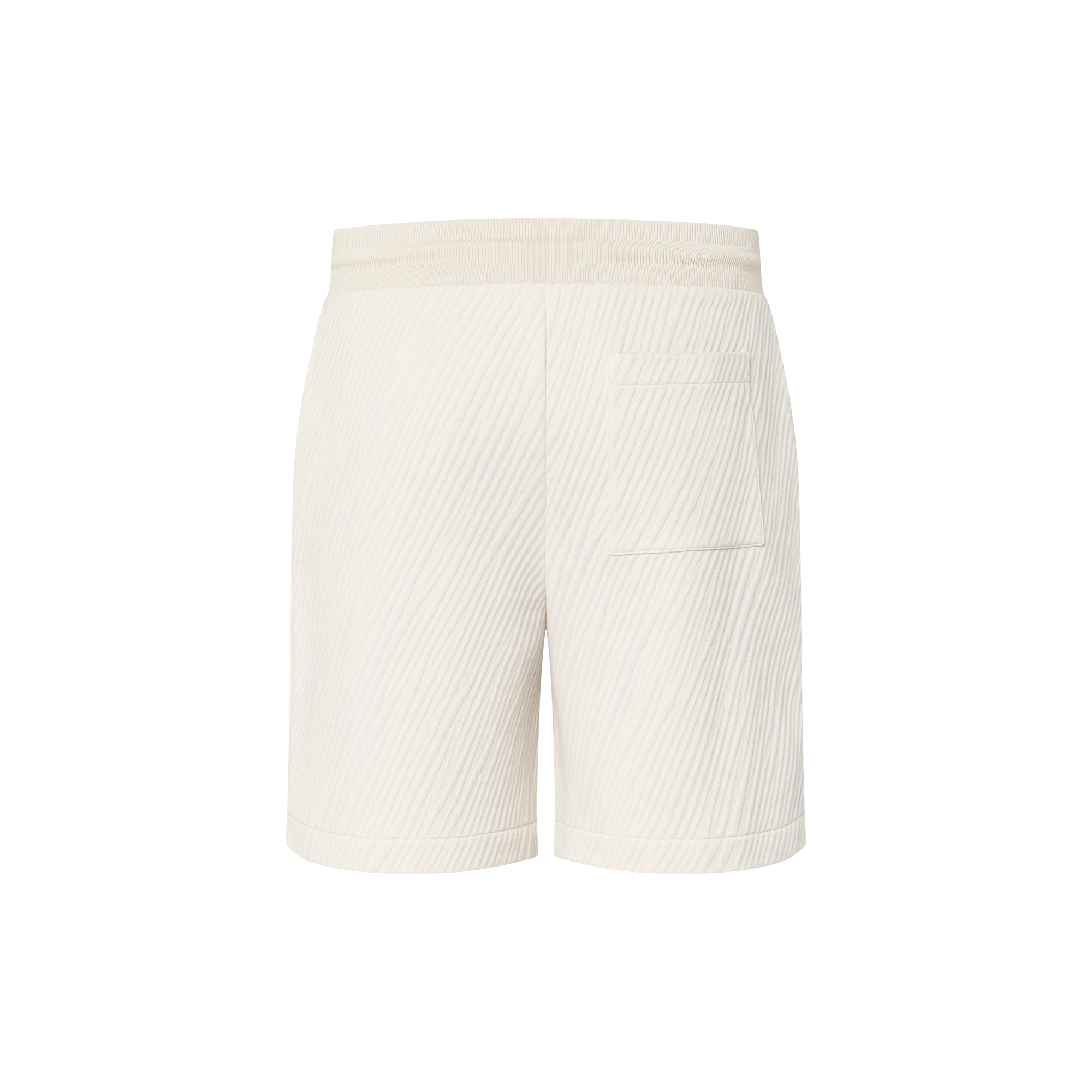 Shorts in jersey di misto cotone con lavorazione jacquard  Uomo Abbigliamento Pantaloni | LOUIS VUITTON (Zoom prodotto)