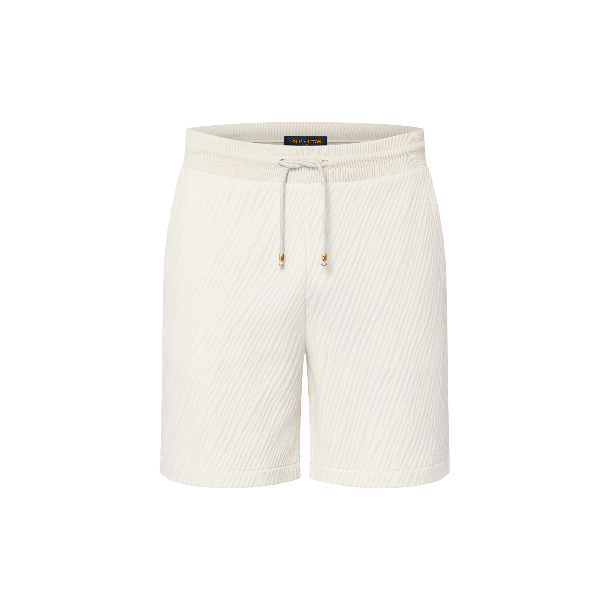 Shorts in jersey di misto cotone con lavorazione jacquard  Uomo Abbigliamento Pantaloni | LOUIS VUITTON (Zoom prodotto)