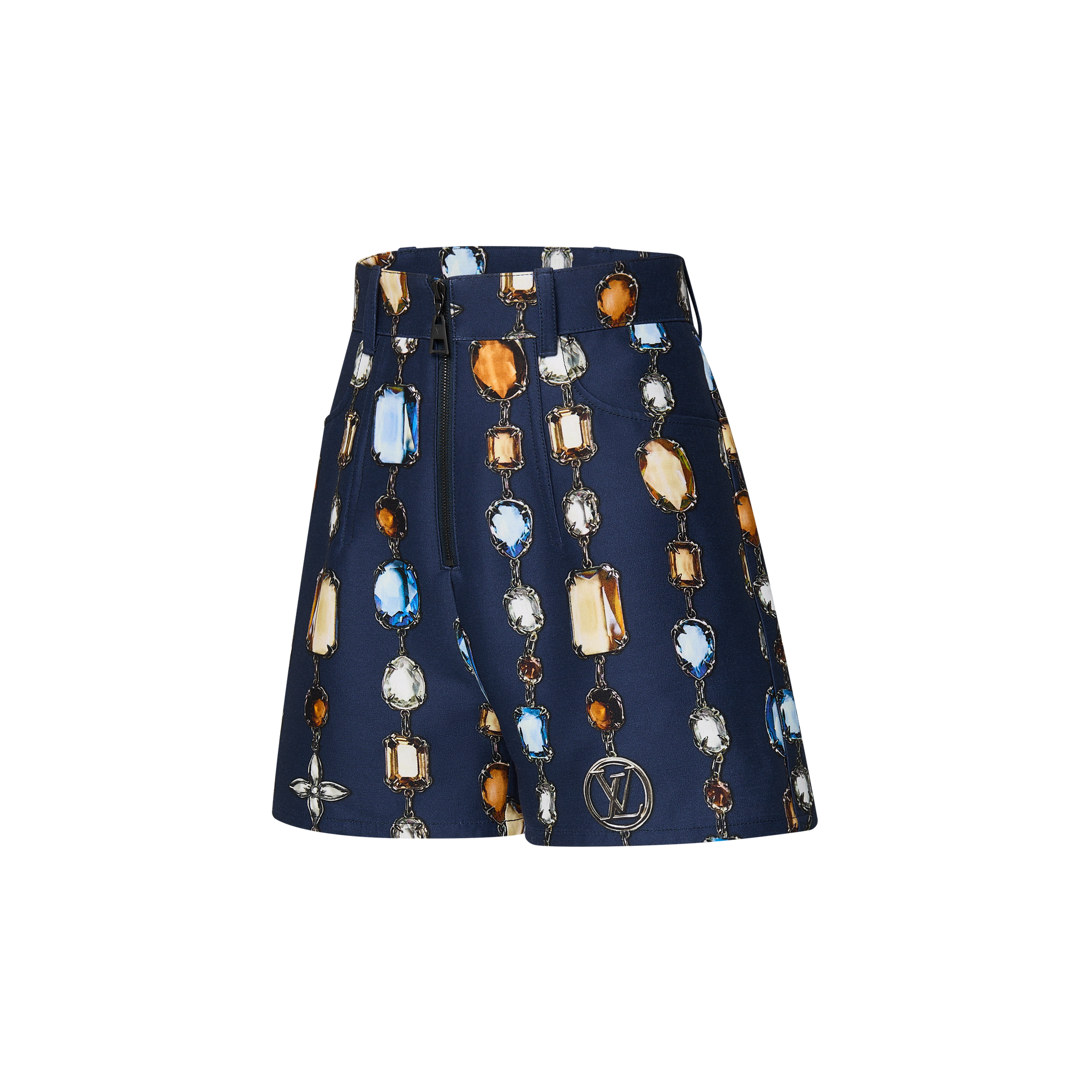 Shorts sartoriali con motivo di collana stampato  Donna Abbigliamento Gonne e Shorts | LOUIS VUITTON (Zoom prodotto)