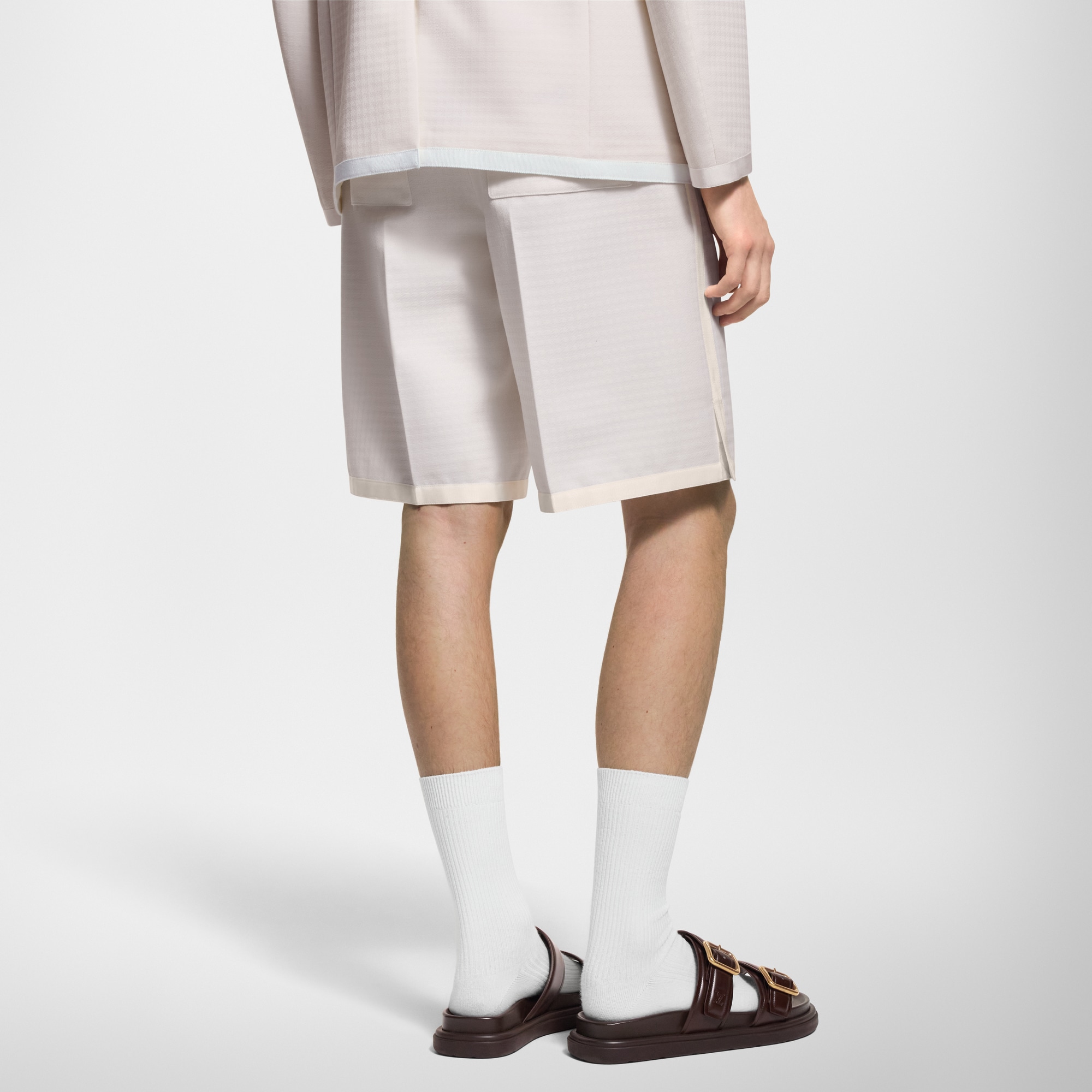 Shorts sartoriali Preppy in lana  Uomo Abbigliamento Pantaloni | LOUIS VUITTON (Zoom prodotto)