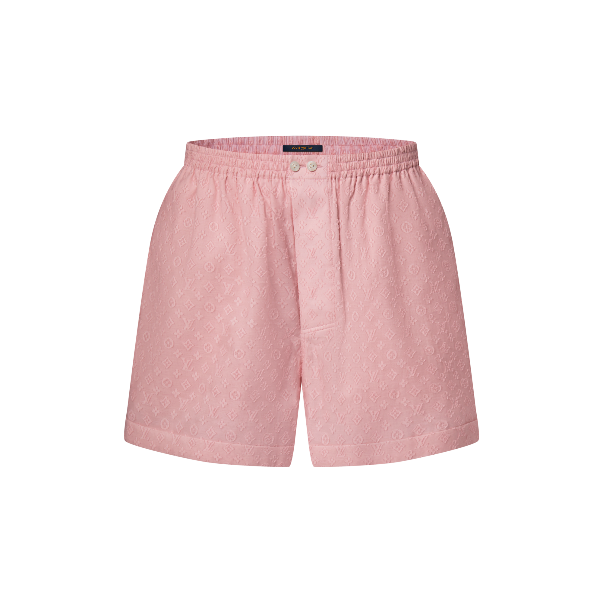 Shorts stile boxer con motivo Monogram in fil coupé  Donna Abbigliamento Gonne e Shorts | LOUIS VUITTON (Zoom prodotto)