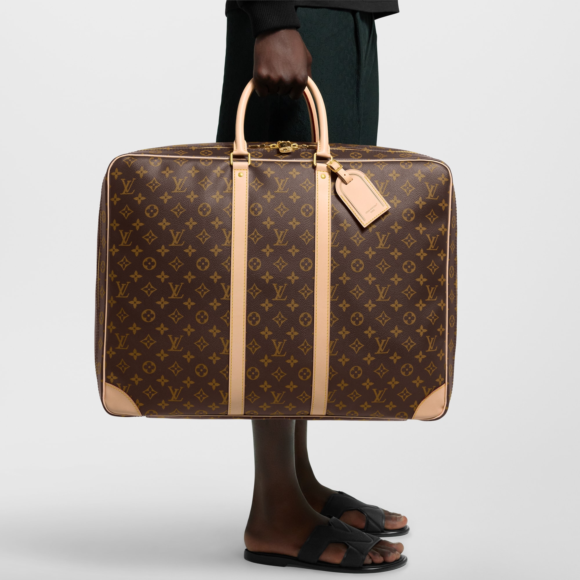 Sirius 55 Tela Monogram Uomo Prodotti Personalizzabili Viaggio | LOUIS VUITTON (Zoom prodotto)