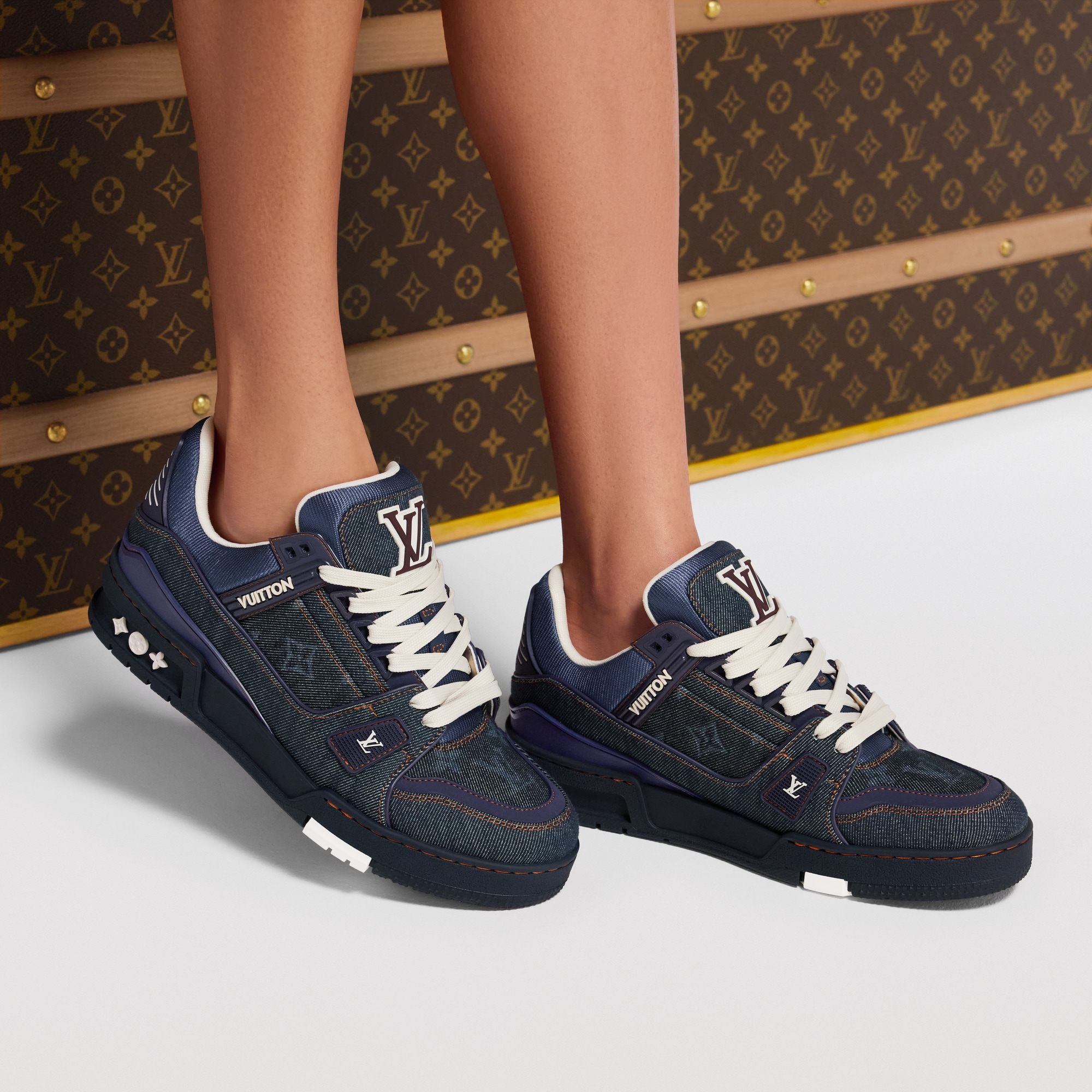 Sneaker LV Trainer  Donna Calzature Sneakers | LOUIS VUITTON (Zoom prodotto)