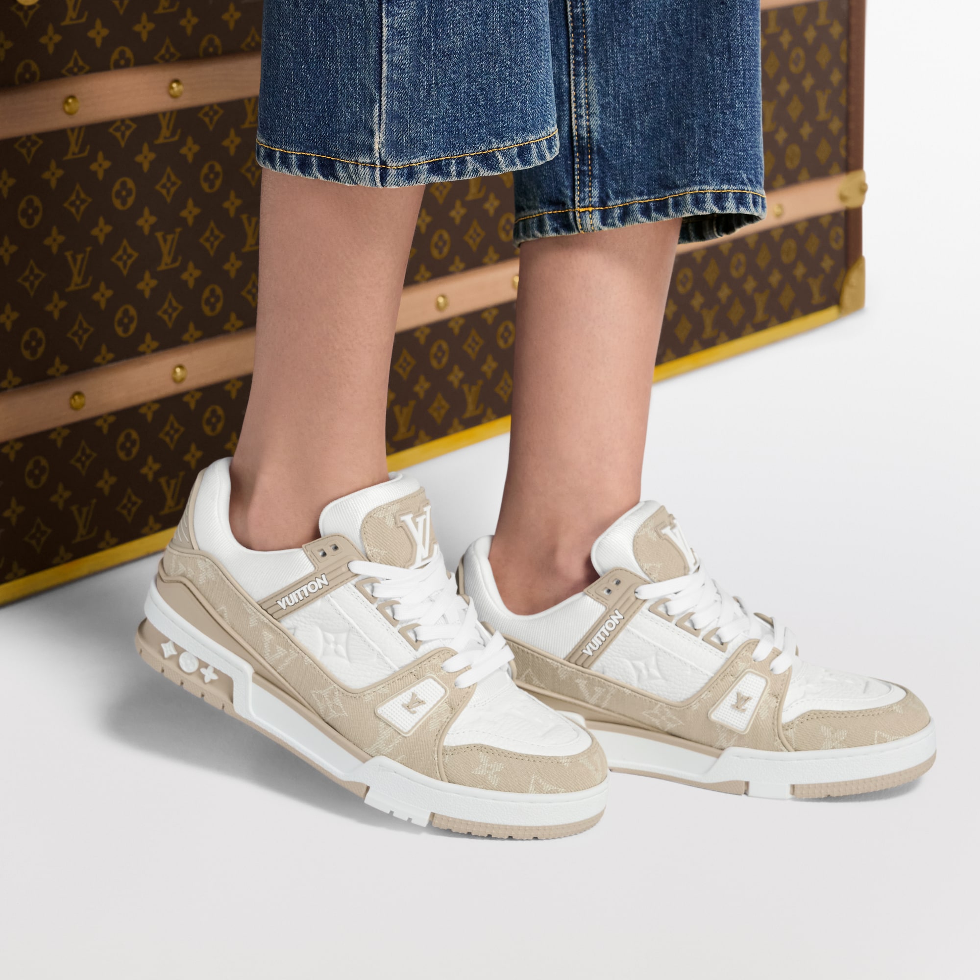 Sneaker LV Trainer  Donna Calzature Sneakers | LOUIS VUITTON (Zoom prodotto)
