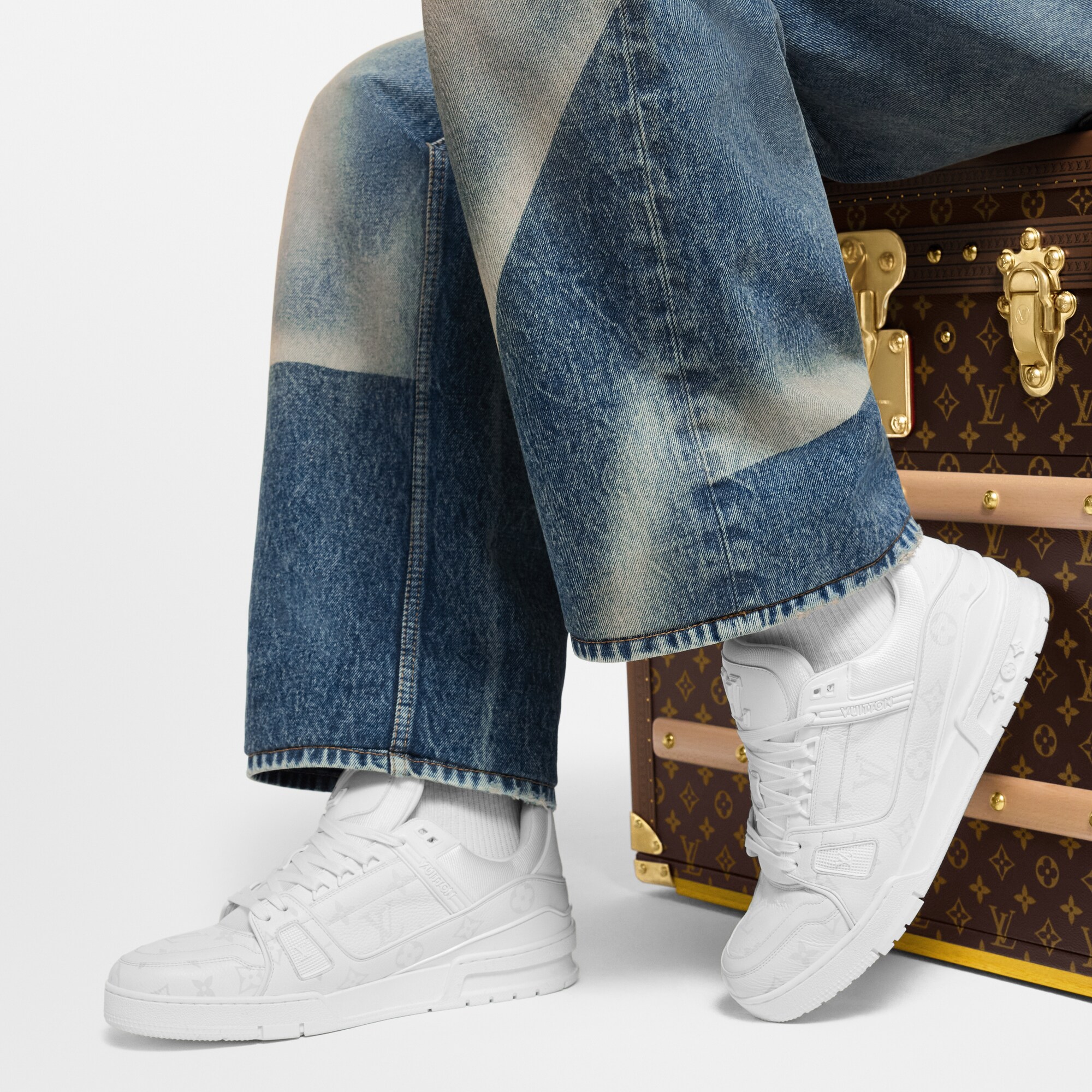 Sneaker LV Trainer  Uomo Calzature Sneakers | LOUIS VUITTON (Zoom prodotto)