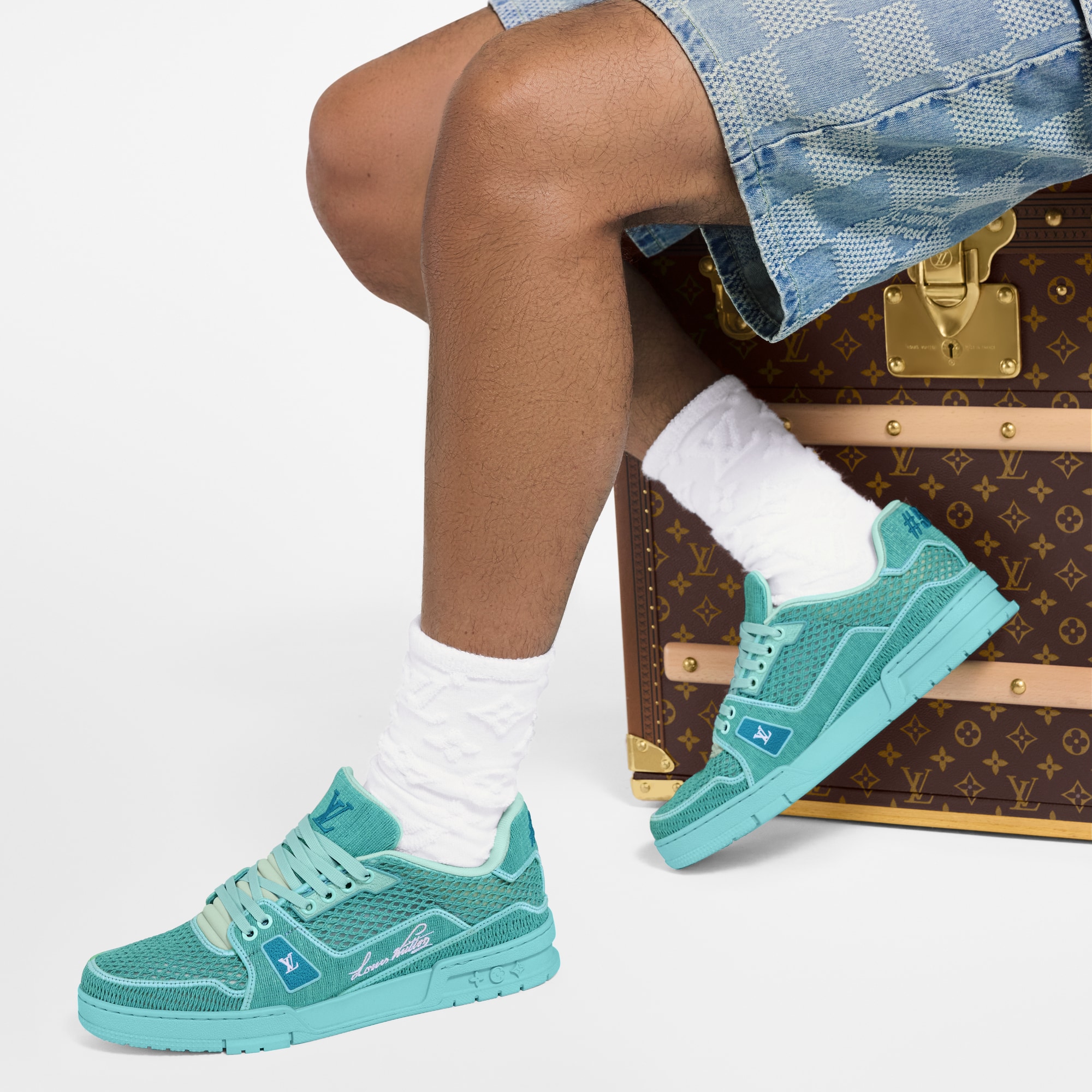 Sneaker LV Trainer  Uomo Calzature Sneakers | LOUIS VUITTON (Zoom prodotto)