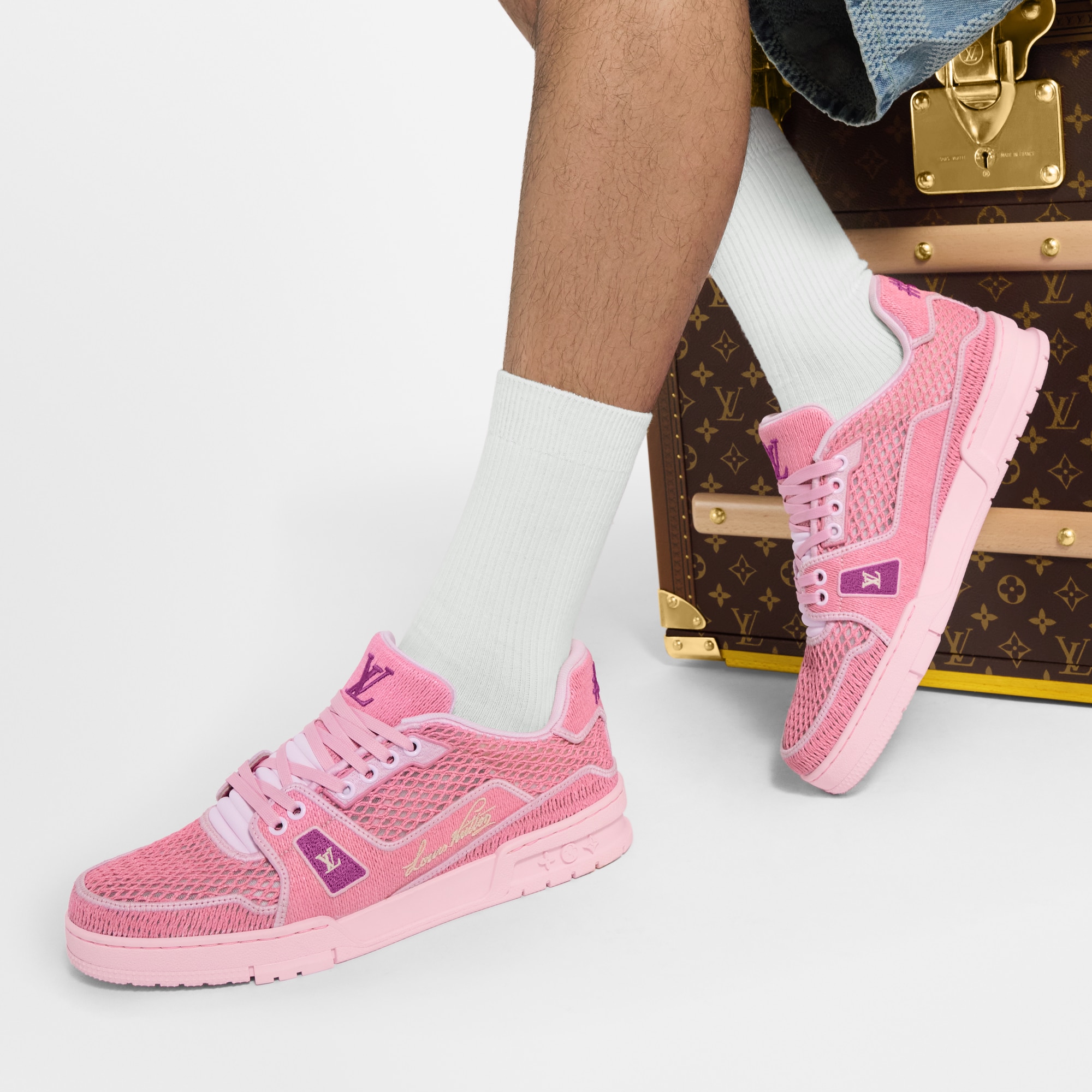 Sneaker LV Trainer  Uomo Calzature Sneakers | LOUIS VUITTON (Zoom prodotto)