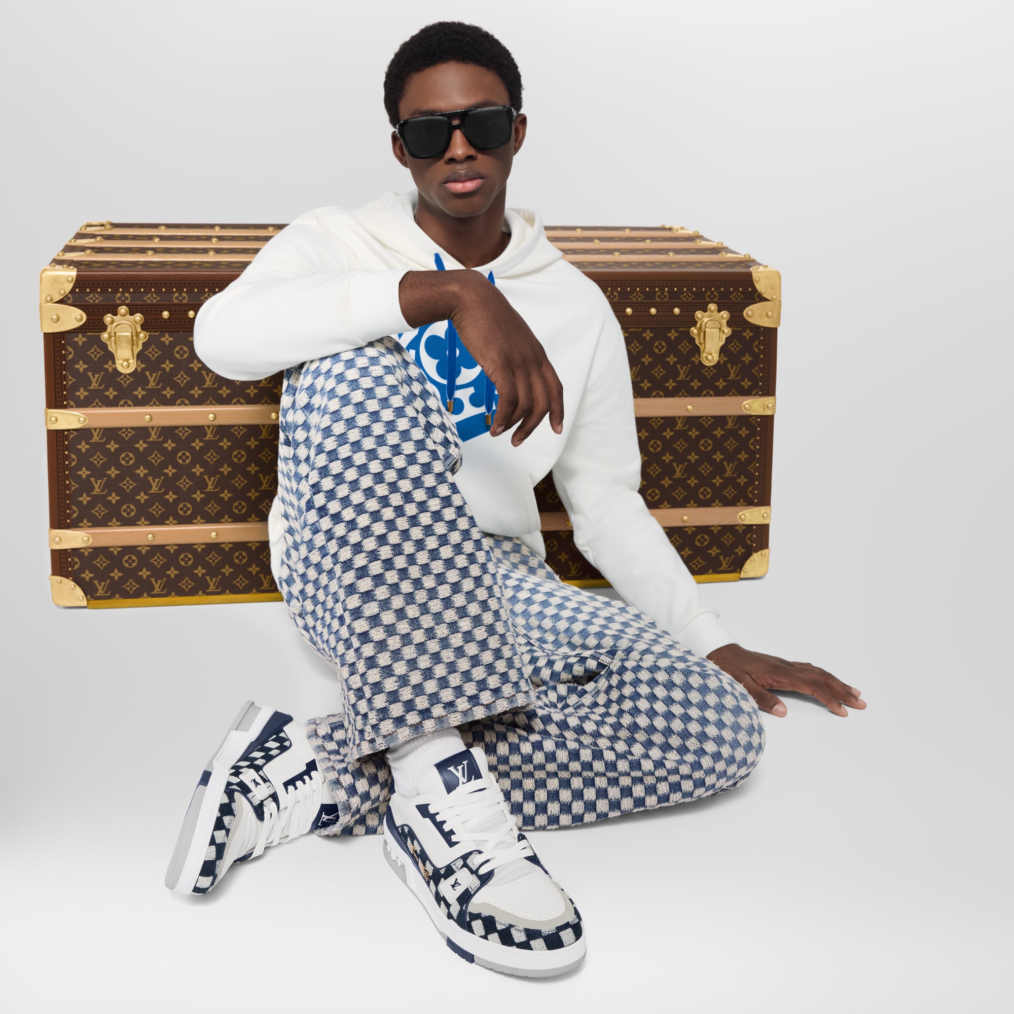 Sneaker LV Trainer  Uomo Calzature Sneakers | LOUIS VUITTON (Zoom prodotto)