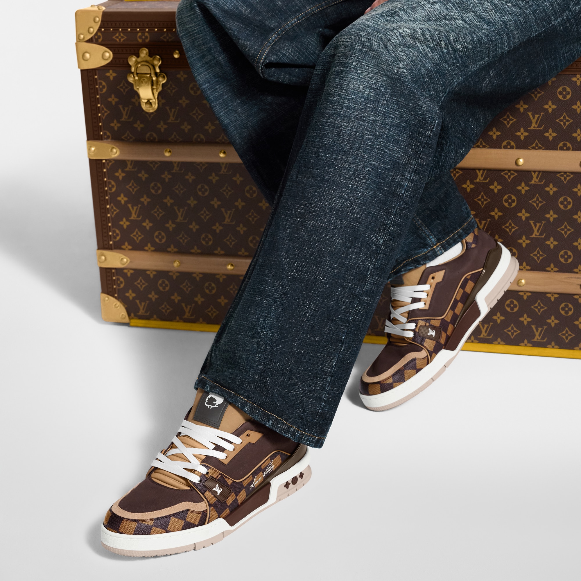 Sneaker LV Trainer  Uomo Calzature Sneakers | LOUIS VUITTON (Zoom prodotto)