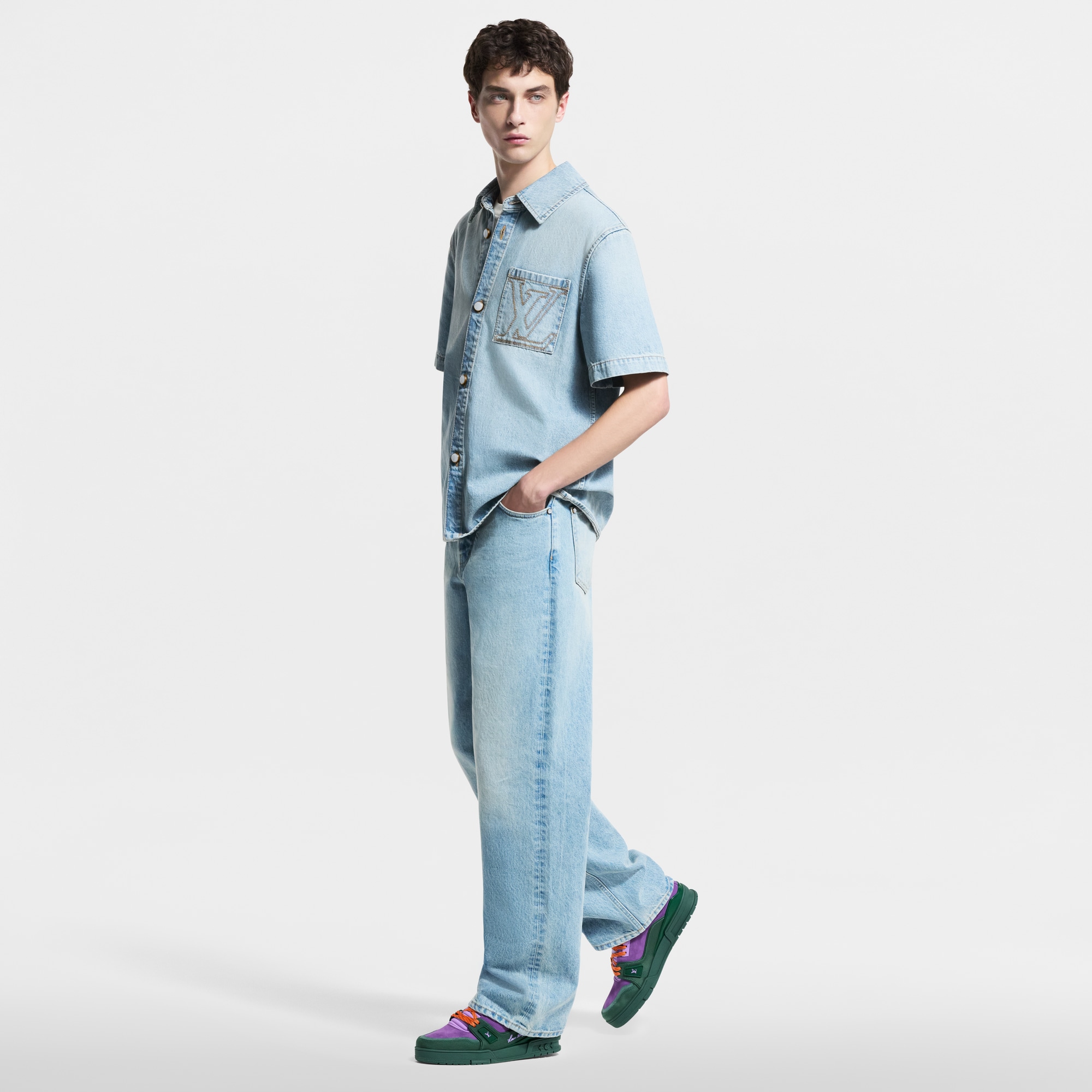 Sneaker LV Trainer  Uomo Calzature Sneakers | LOUIS VUITTON (Zoom prodotto)