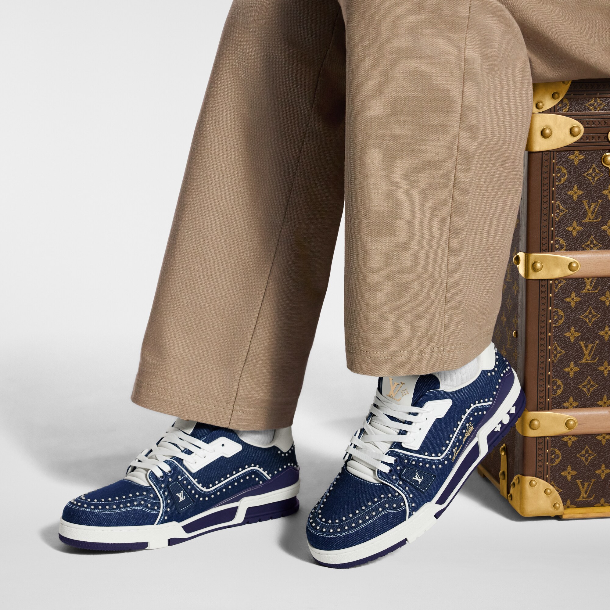 Sneaker LV Trainer  Uomo Calzature Sneakers | LOUIS VUITTON (Zoom prodotto)