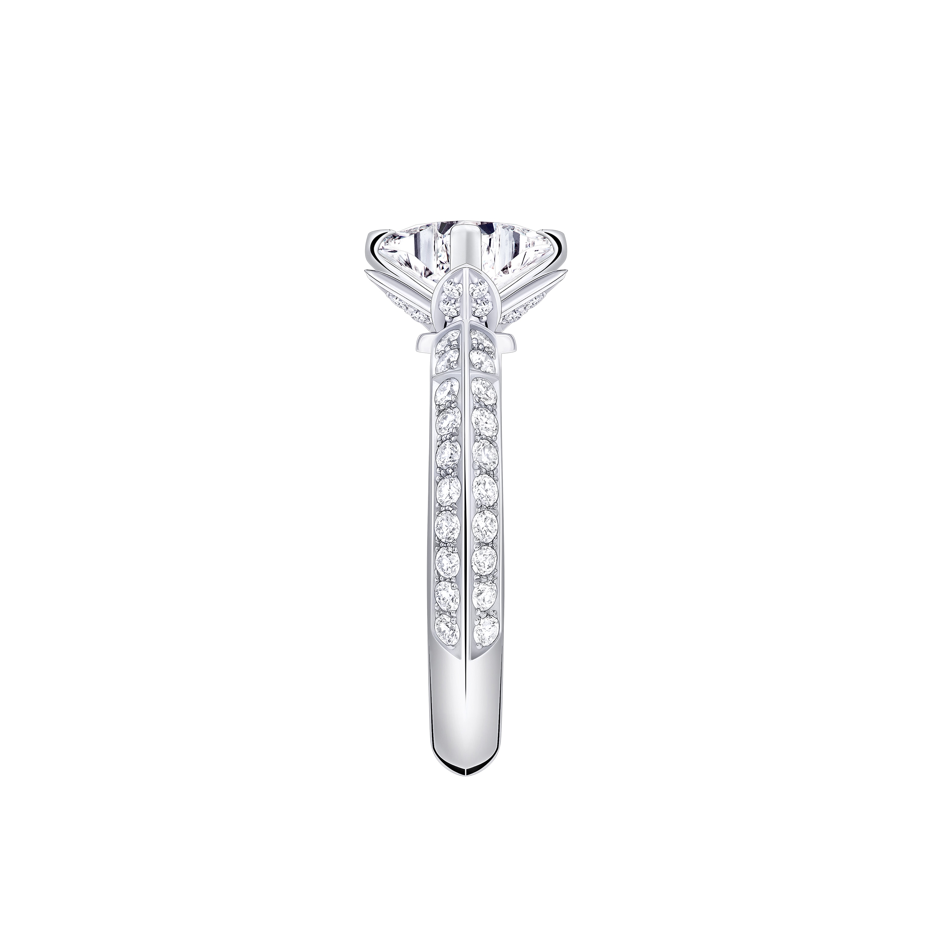 Solitario con pavé LV Diamonds, diamante taglio LV Monogram Star  Gioielli Collezioni LV Diamonds | LOUIS VUITTON (Zoom prodotto)