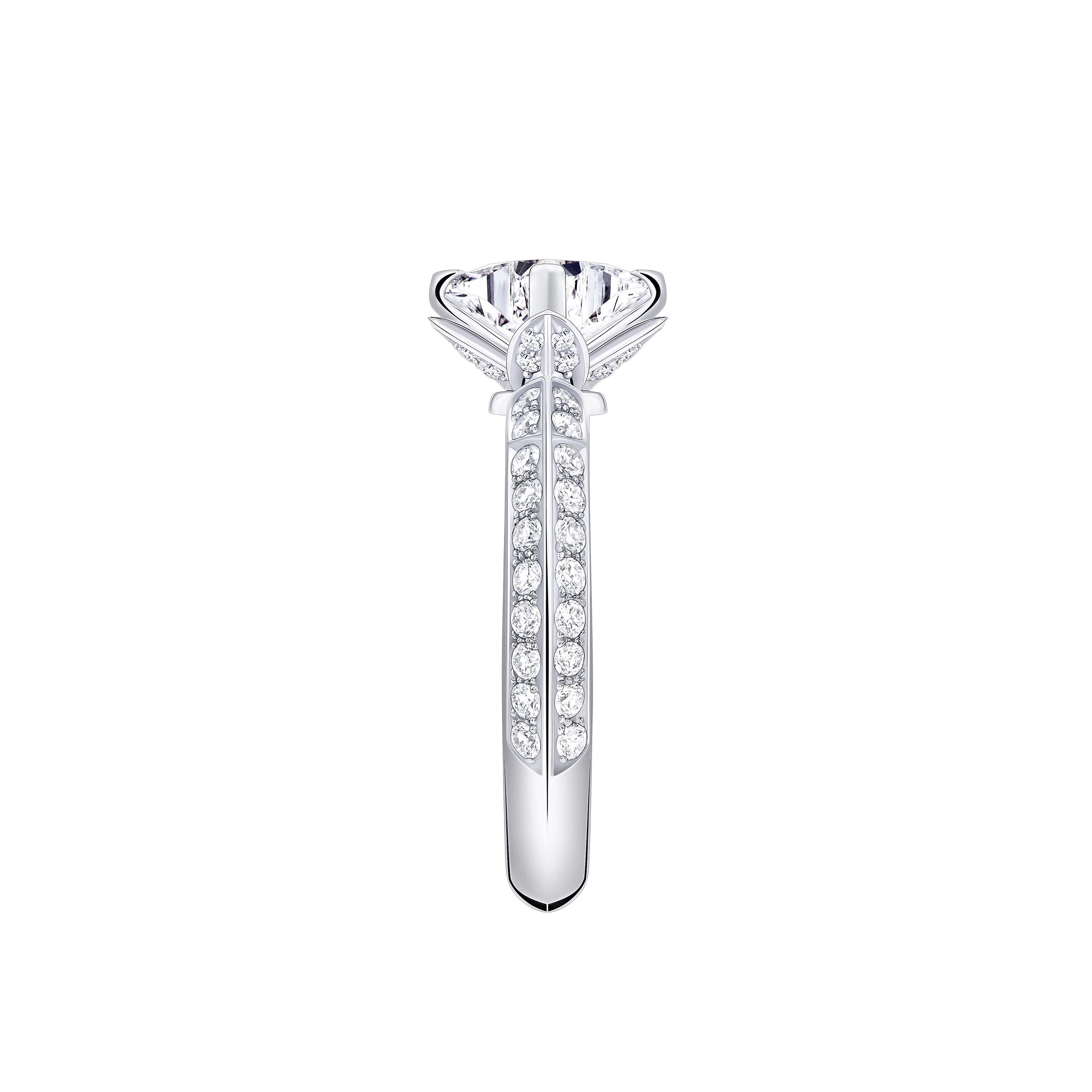 Solitario con pavé LV Diamonds, diamante taglio LV Monogram Star  Gioielli Collezioni LV Diamonds | LOUIS VUITTON (Zoom prodotto)