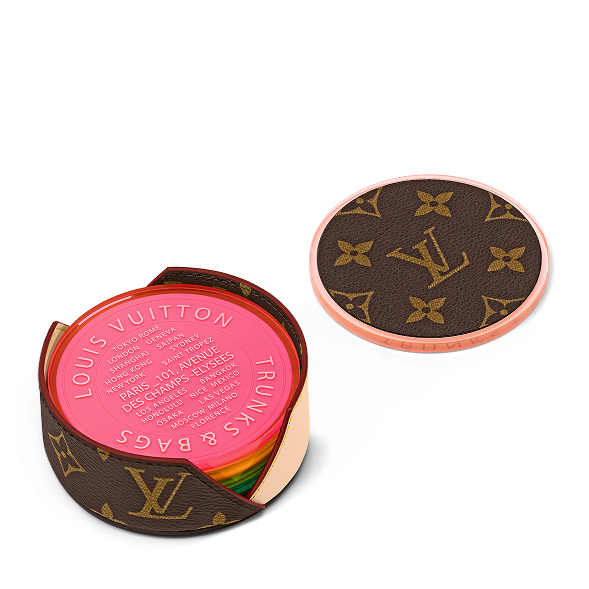 Sottobicchieri fluorescenti Monogram Tela Monogram Bauli, Viaggio e Casa Sport e Lifestyle Lifestyle e Mascotte Vivienne | LOUIS VUITTON (Zoom prodotto)