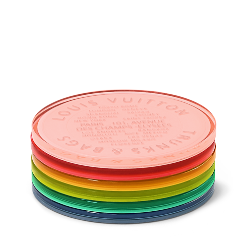 Sottobicchieri fluorescenti Monogram Tela Monogram Bauli, Viaggio e Casa Sport e Lifestyle Lifestyle e Mascotte Vivienne | LOUIS VUITTON (Zoom prodotto)