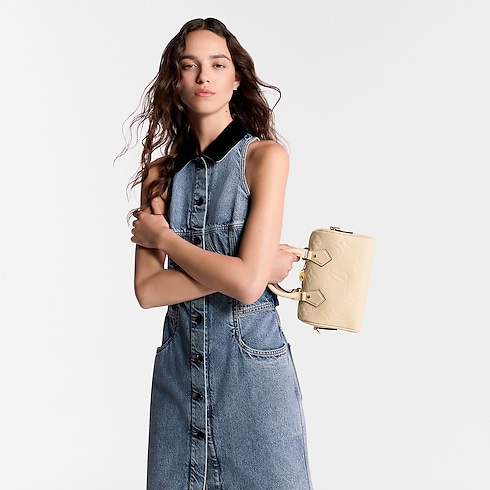 Speedy Bandoulière 20 Pelle Monogram Empreinte Donna Borse da Donna Borse da donna | LOUIS VUITTON (Zoom prodotto)