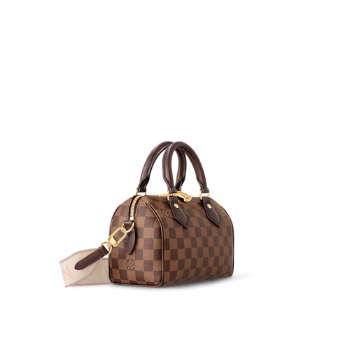 Speedy Bandoulière 20 Tela Damier Ébène Borse e Piccola Pelletteria Borse da Donna Icone LV | LOUIS VUITTON (Zoom prodotto)