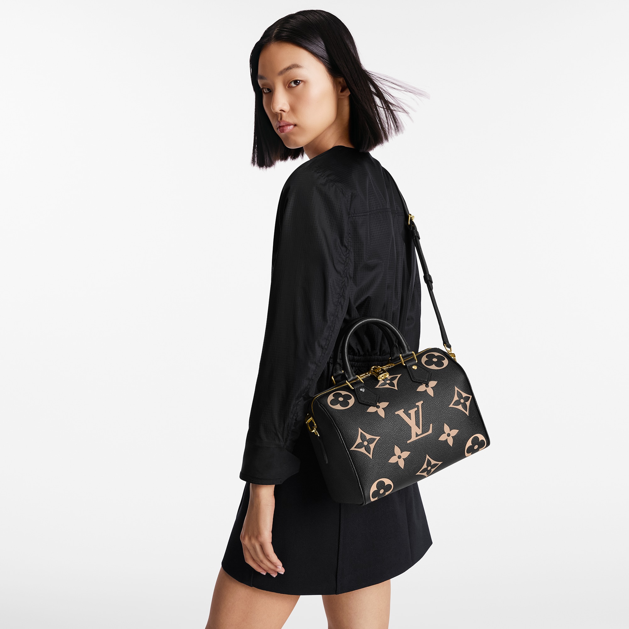 Speedy Bandoulière 25 Pelle Empreinte Monogram Bicolor Donna Borse da Donna Borse da donna | LOUIS VUITTON (Zoom prodotto)