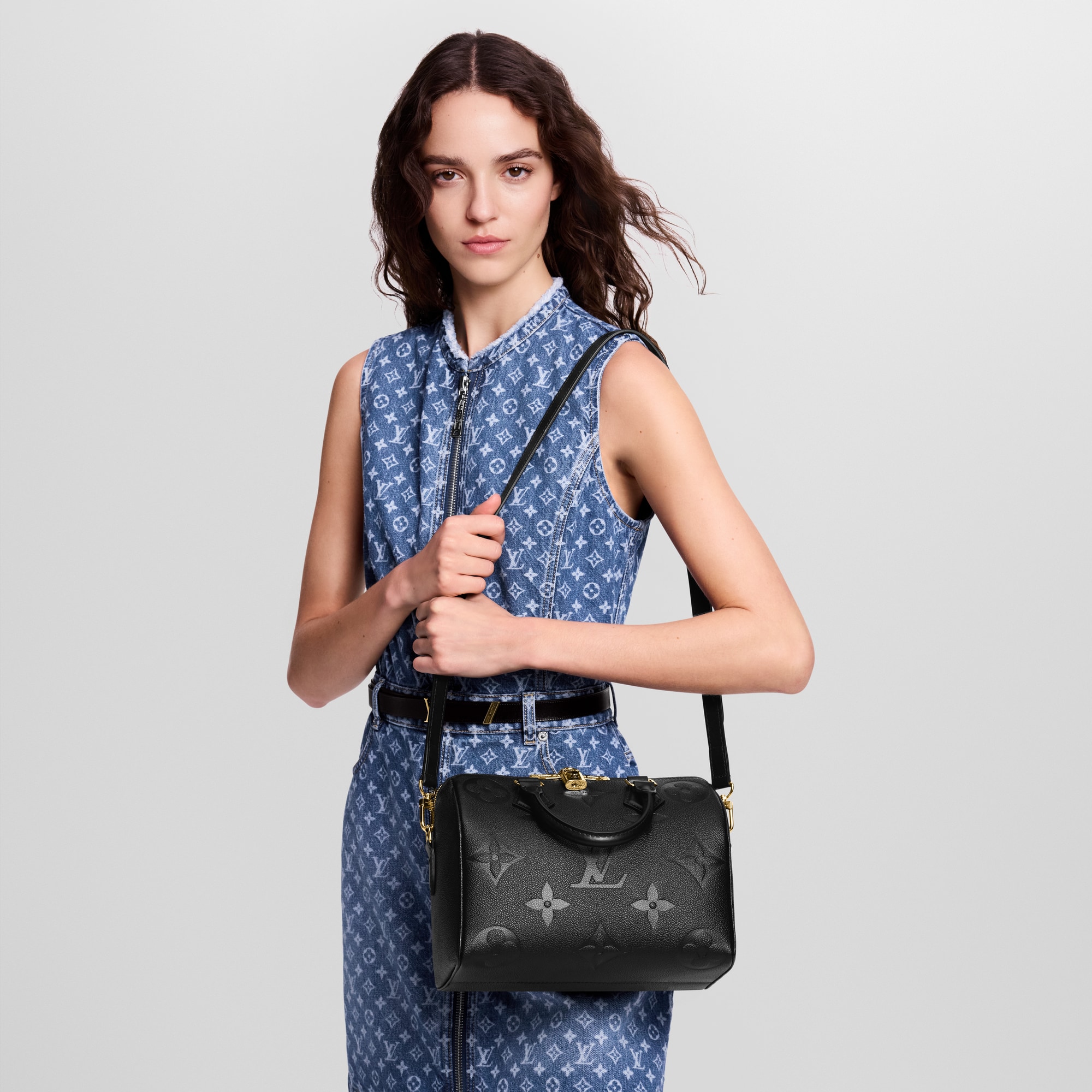 Speedy Bandoulière 25 Pelle Monogram Empreinte Donna Borse da Donna Borse da donna | LOUIS VUITTON (Zoom prodotto)