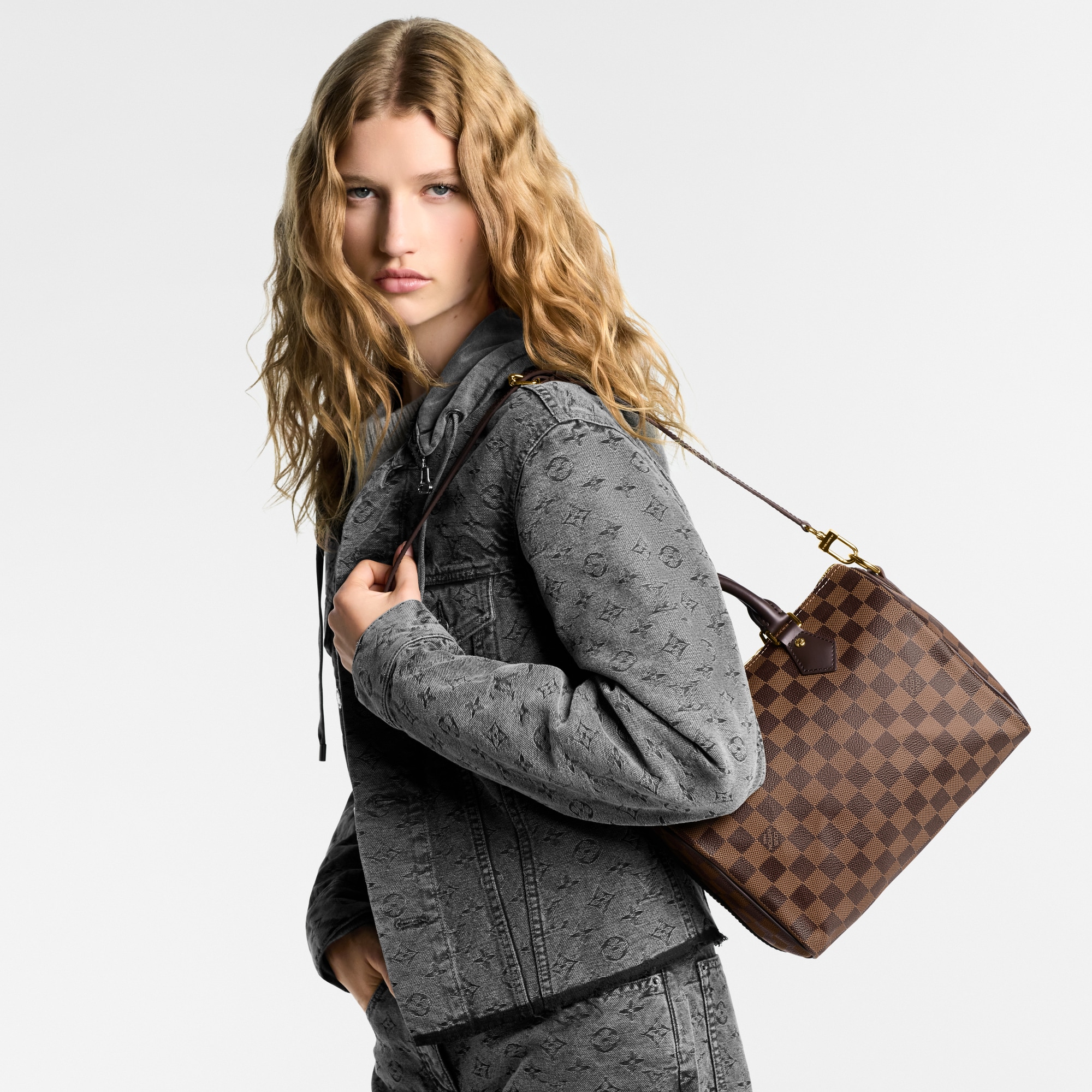 Speedy Bandoulière 25 Tela Damier Ébène Donna Borse da Donna Borse da donna | LOUIS VUITTON (Zoom prodotto)