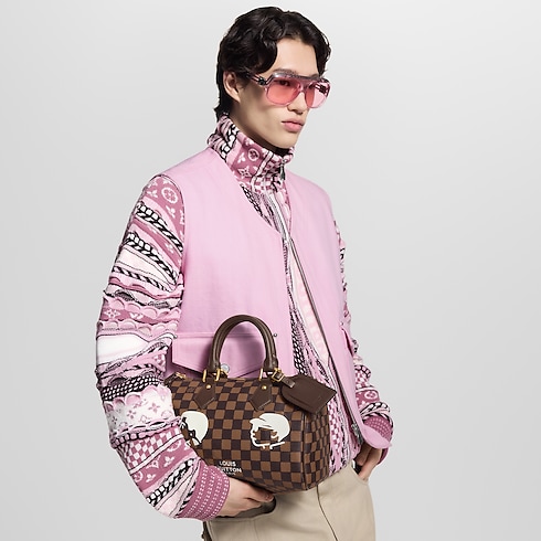 Speedy Bandoulière 25 Tela Damier Ébène Borse e Piccola Pelletteria Borse da Uomo Novità | LOUIS VUITTON (Zoom prodotto)