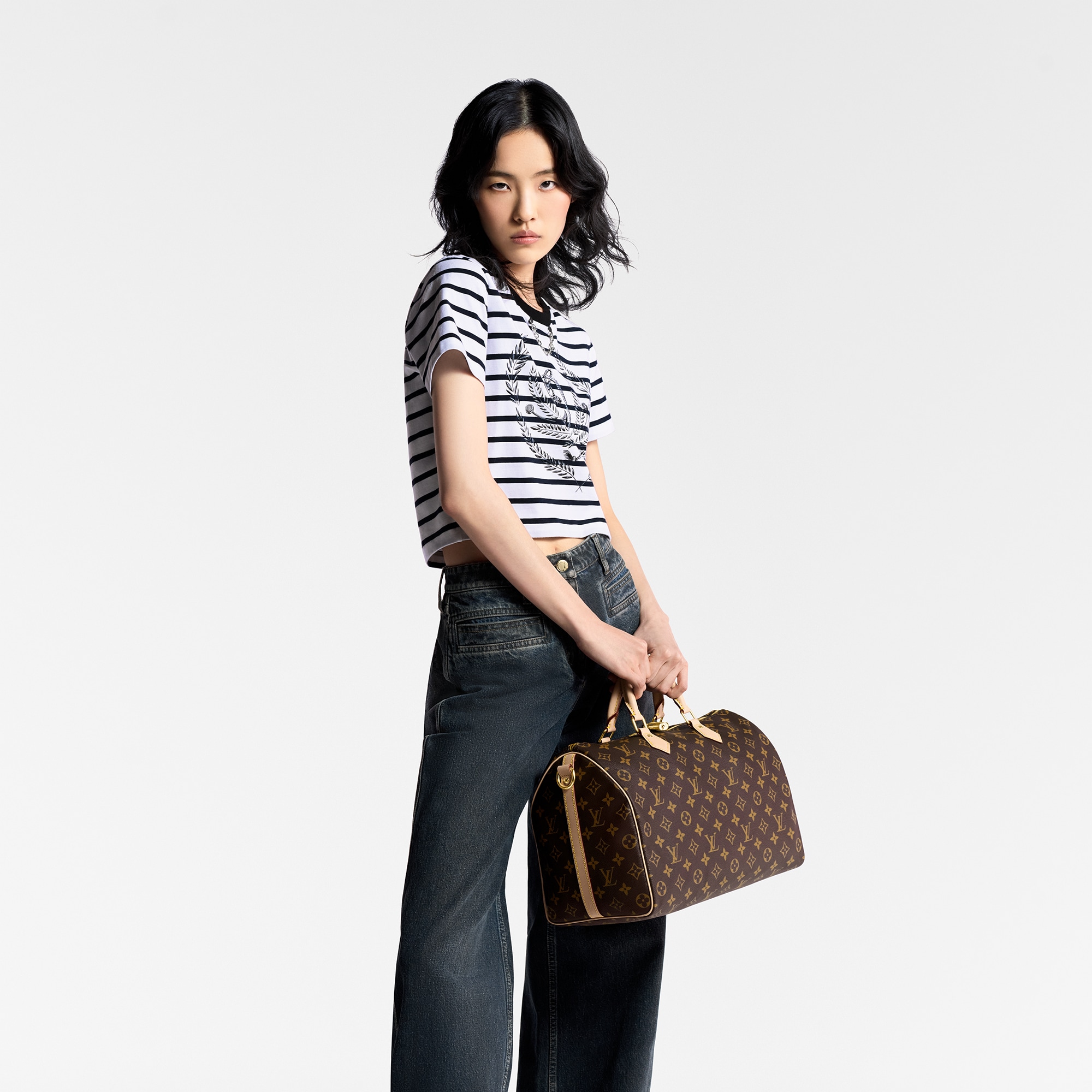 Speedy Bandoulière 35 Tela Monogram Donna Borse da Donna Borse da donna | LOUIS VUITTON (Zoom prodotto)