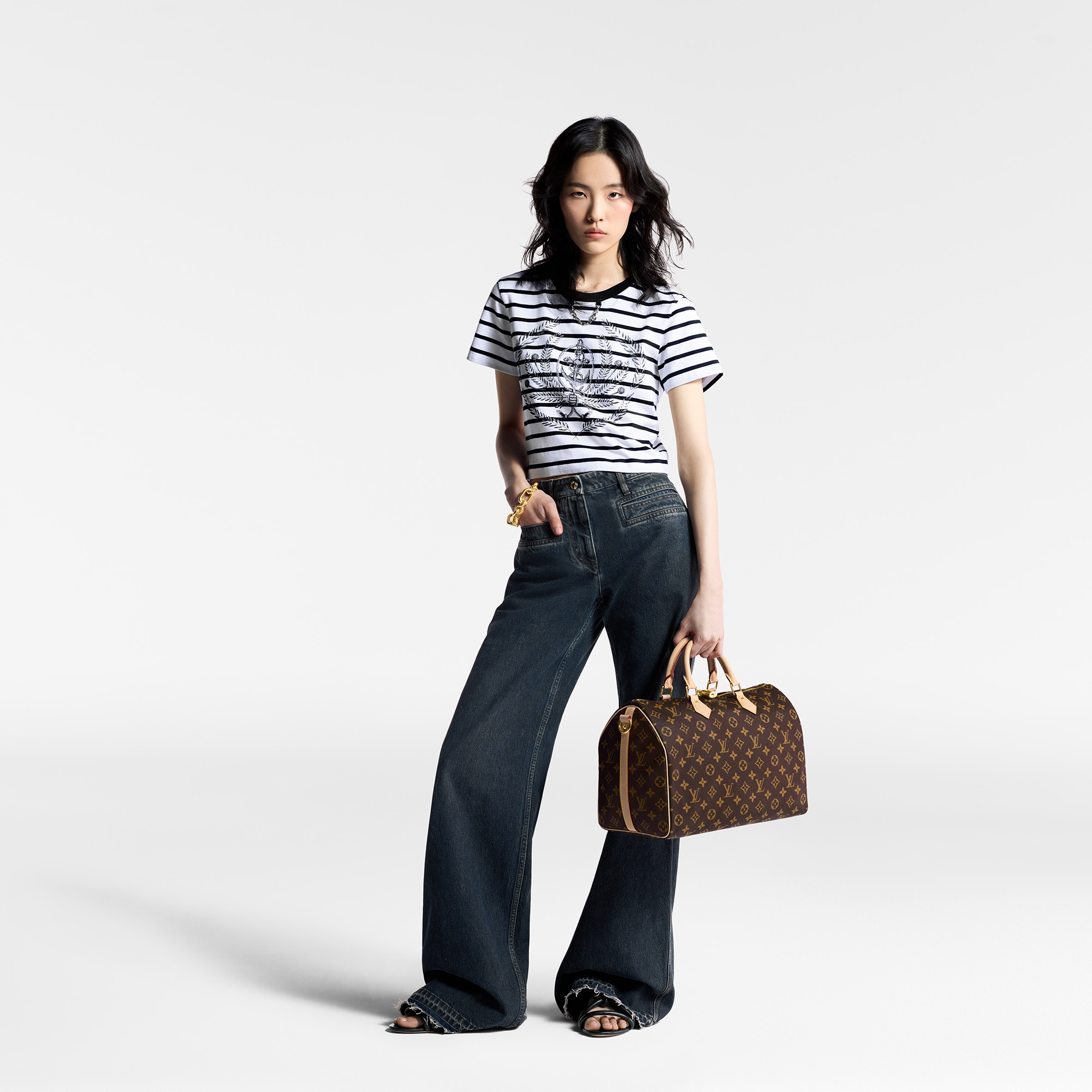 Speedy Bandoulière 35 Tela Monogram Donna Borse da Donna Borse da donna | LOUIS VUITTON (Zoom prodotto)