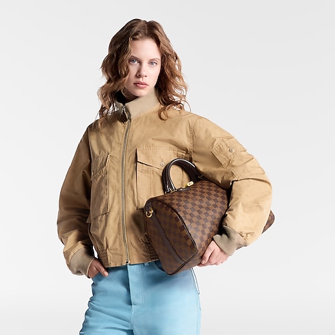 Speedy Bandoulière 35 Tela Damier Ébène Donna Borse da Donna Borse da donna | LOUIS VUITTON (Zoom prodotto)