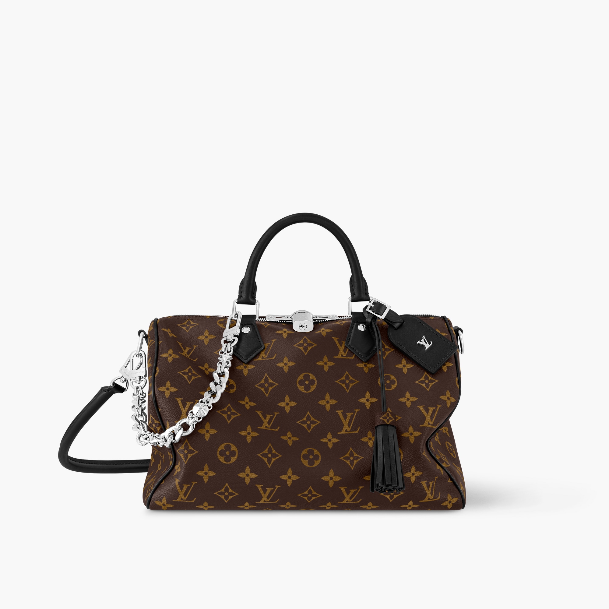 Speedy Soft 30 Dark Tela Monogram Borse da Donna LOUIS VUITTON