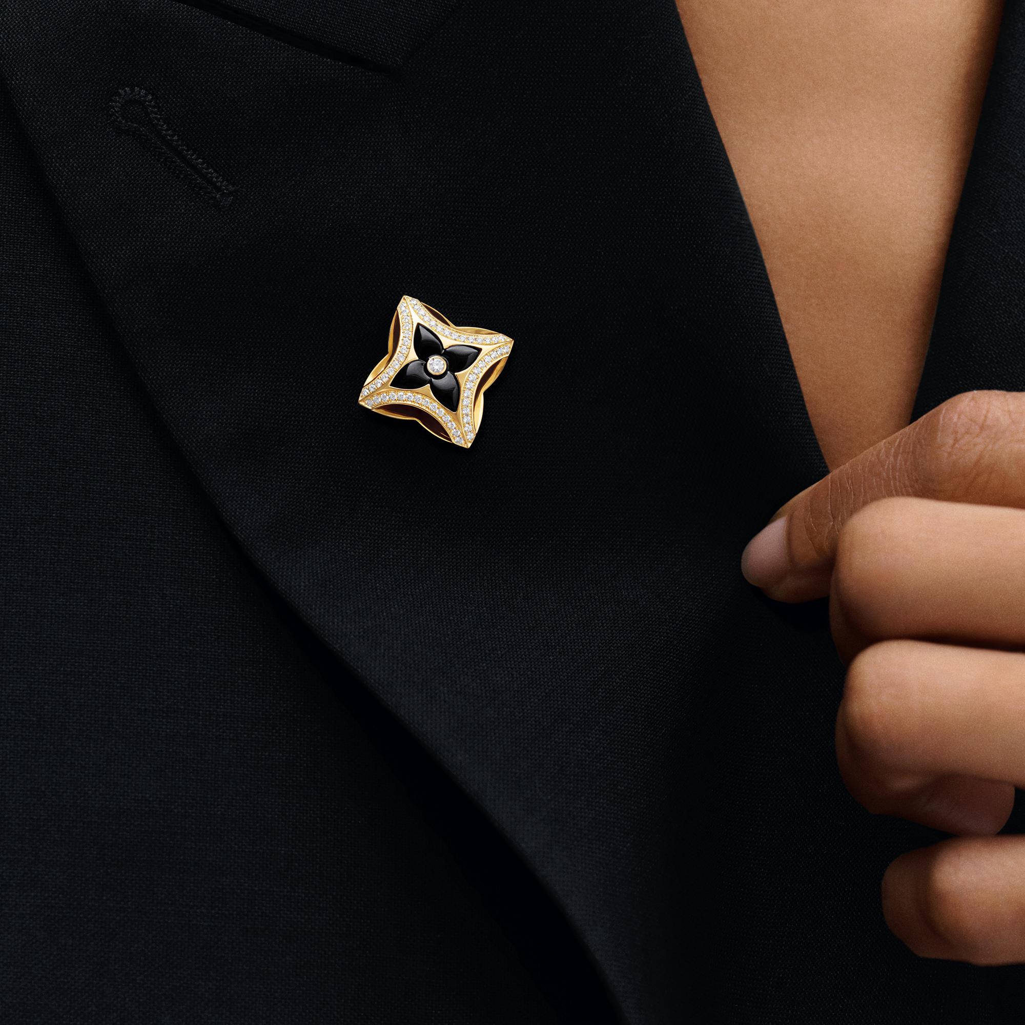 Spilla Ever Blossom, oro giallo, onice e diamanti  Gioielli Categorie Tutta la Gioielleria | LOUIS VUITTON (Zoom prodotto)