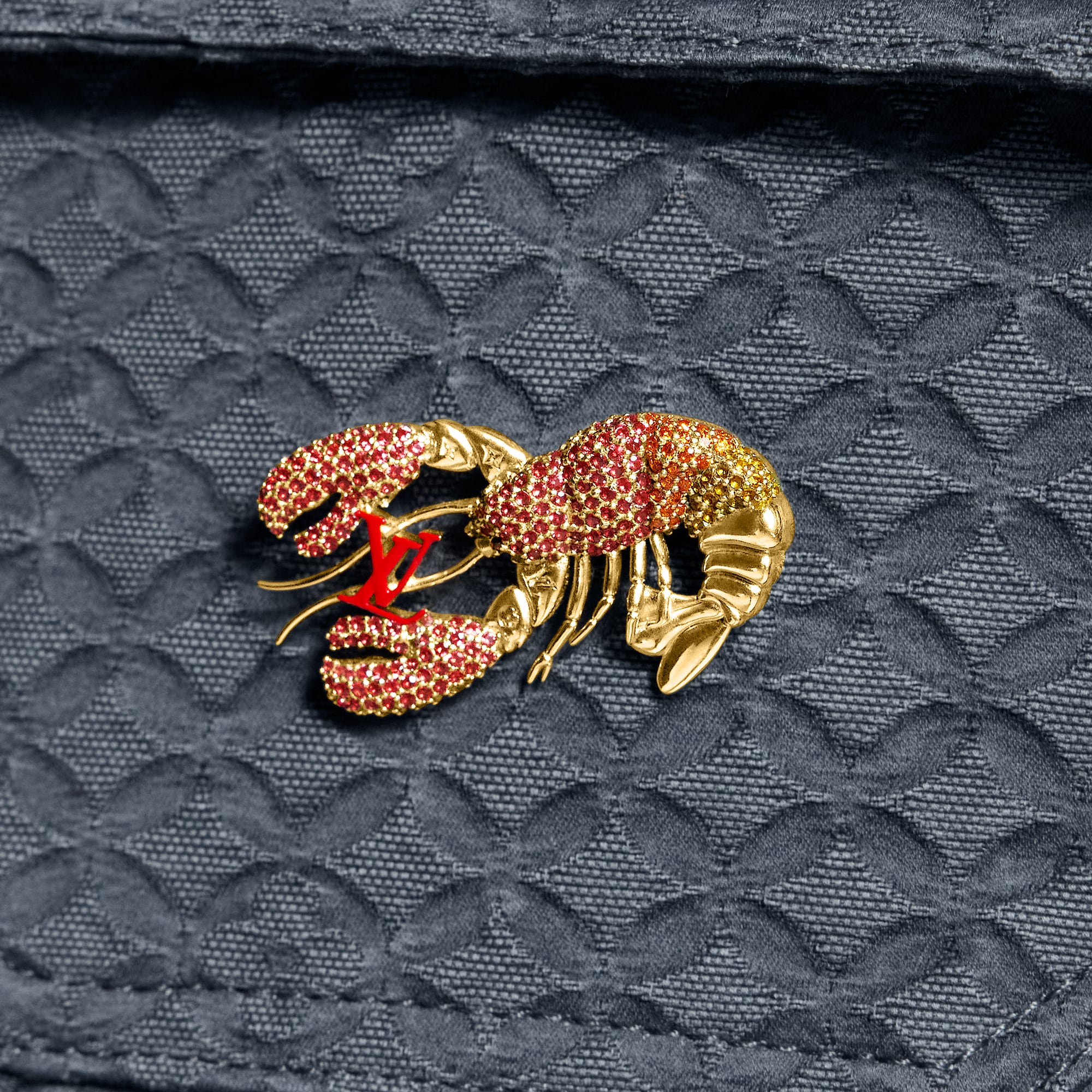 Spilla LV Lobster S00 Uomo Fashion Bijoux Tutta la Gioielleria | LOUIS VUITTON (Zoom prodotto)