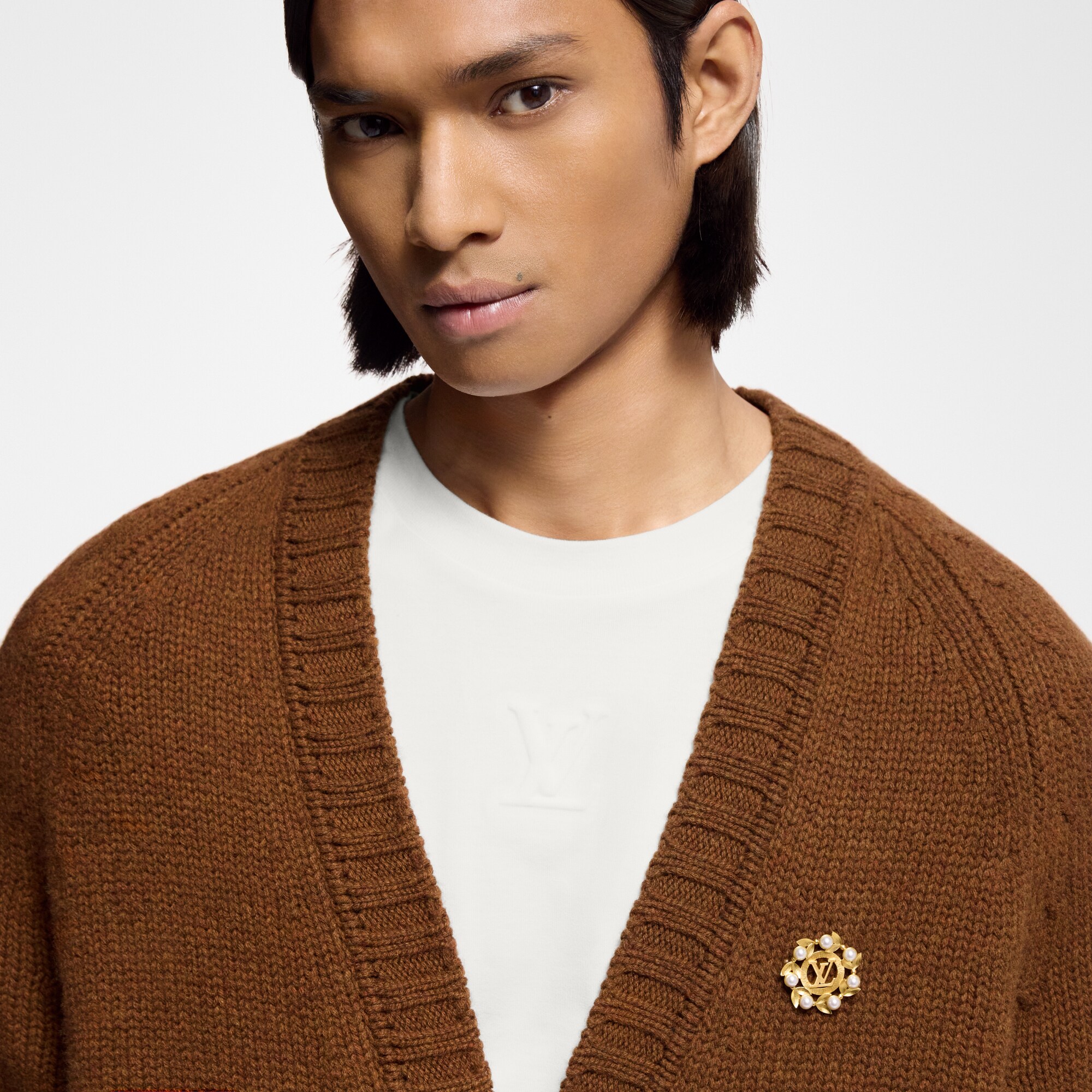 Spilla Pearls Flower S00 Uomo Fashion Bijoux Tutta la Gioielleria | LOUIS VUITTON (Zoom prodotto)