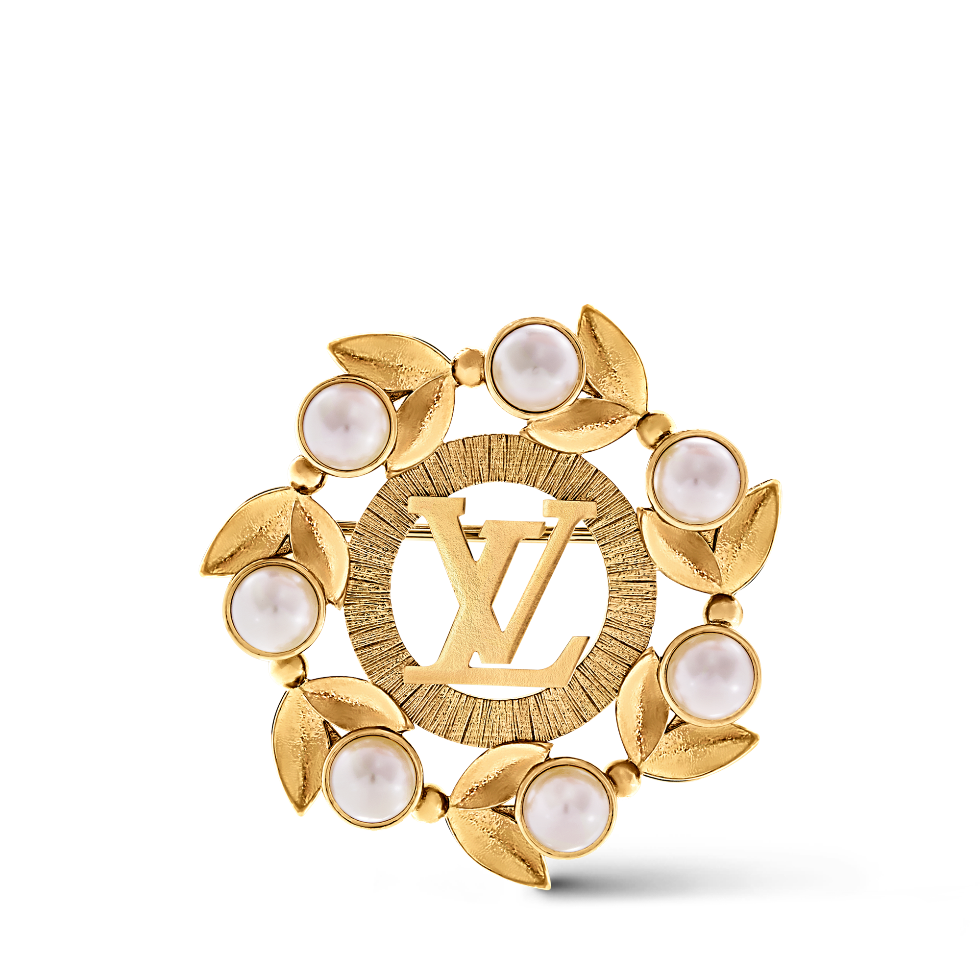 Spilla Pearls Flower S00 Uomo Fashion Bijoux Tutta la Gioielleria | LOUIS VUITTON (Zoom prodotto)