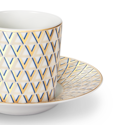 Splendor Set of 2 Coffee Cups and Saucers Bauli, Viaggio e Casa Casa e Art de la Table Art de la Table | LOUIS VUITTON (Zoom prodotto)