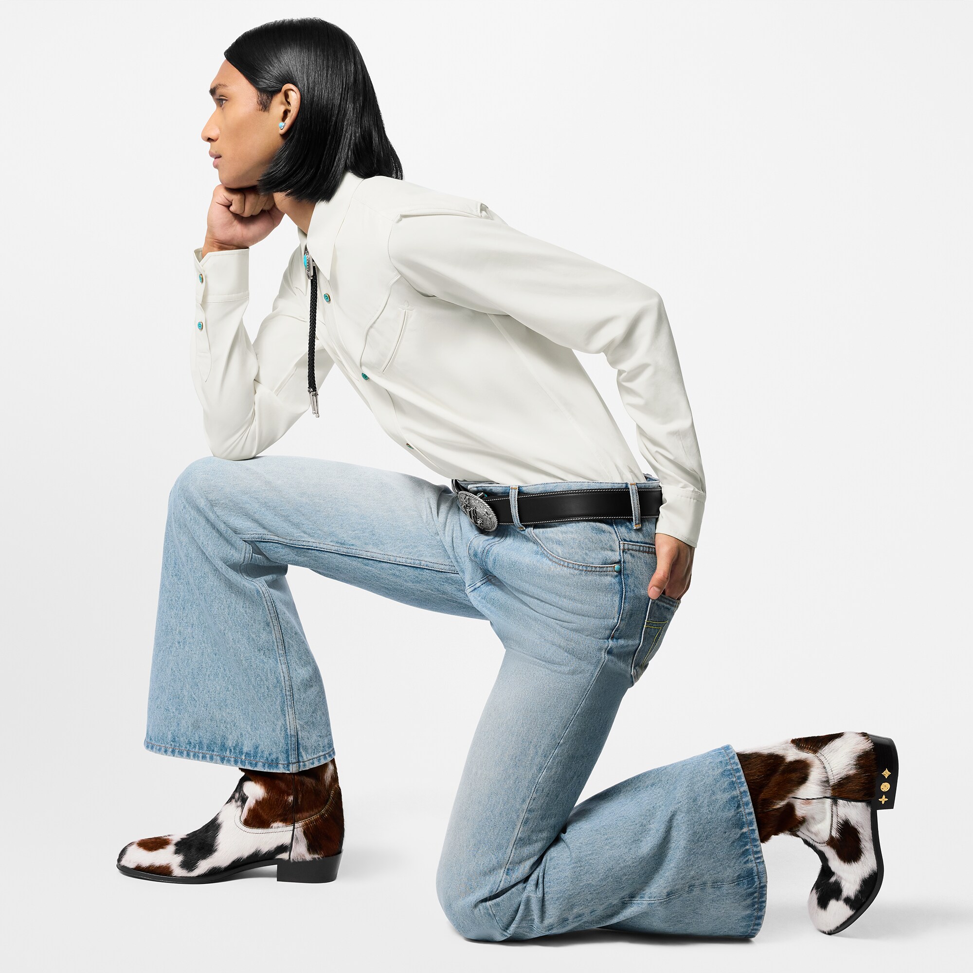 Stivale LV Rider  Uomo Calzature Stivali | LOUIS VUITTON (Zoom prodotto)